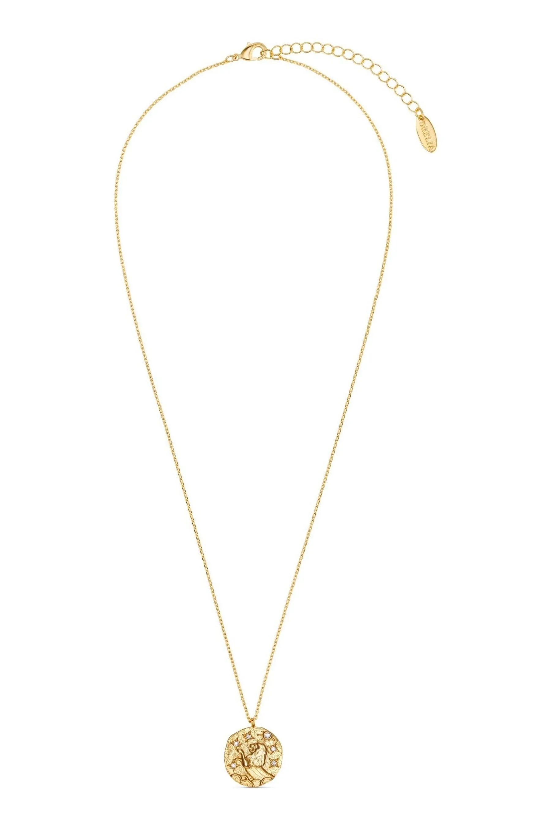 Orelia London Oro - Collana placcata con medaglione zodiaco