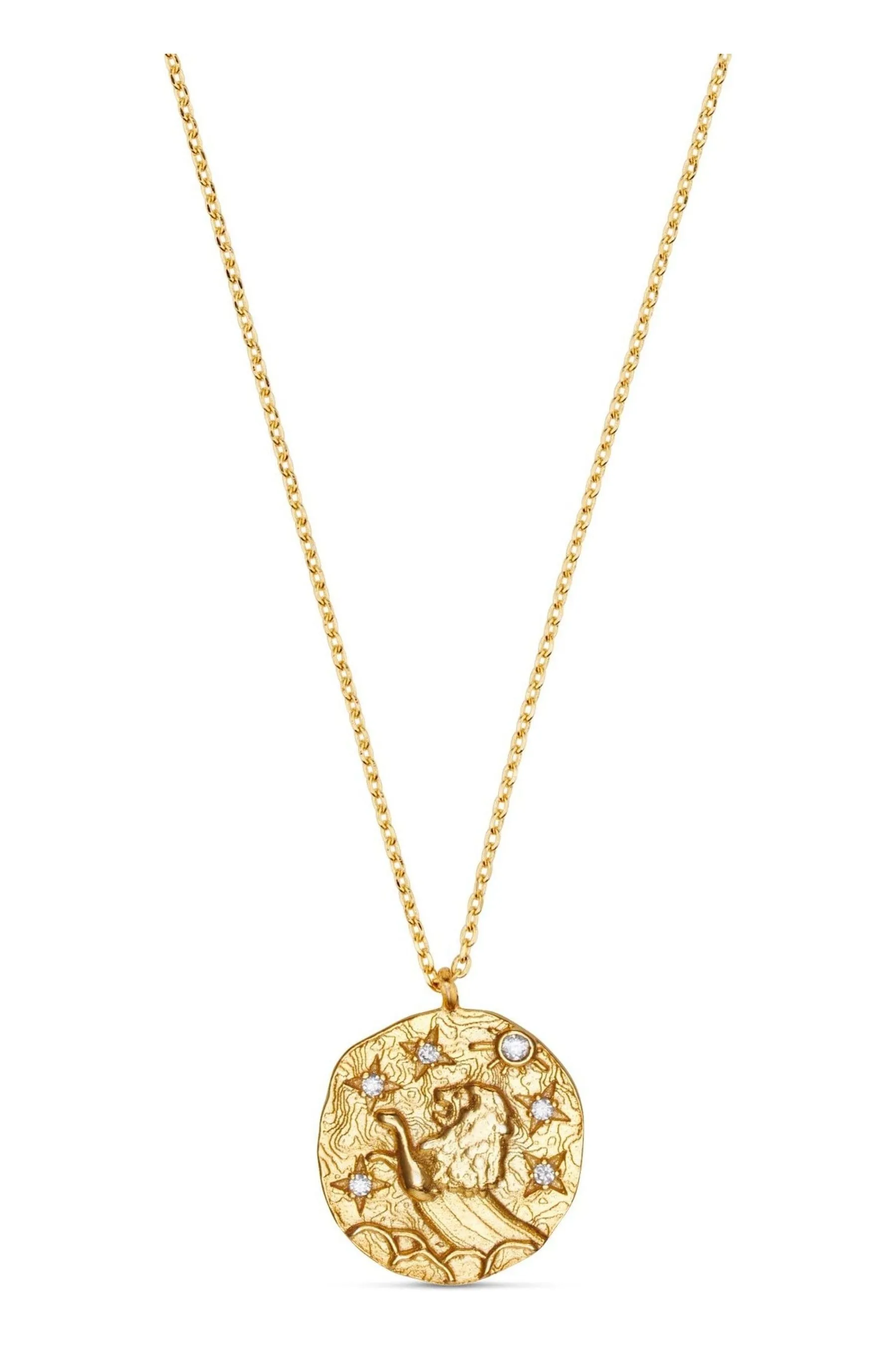 Orelia London Oro - Collana placcata con medaglione zodiaco