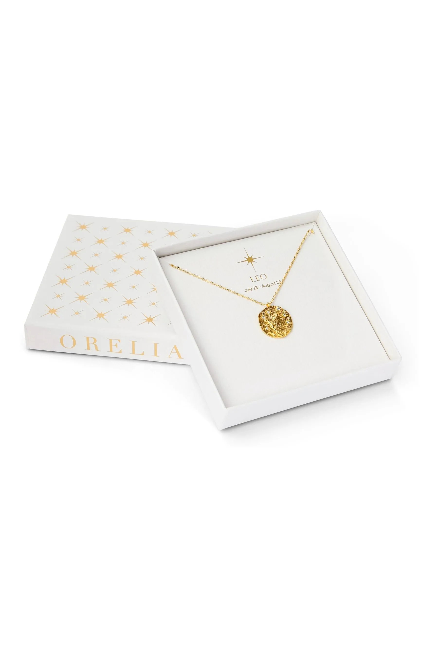 Orelia London Oro - Collana placcata con medaglione zodiaco