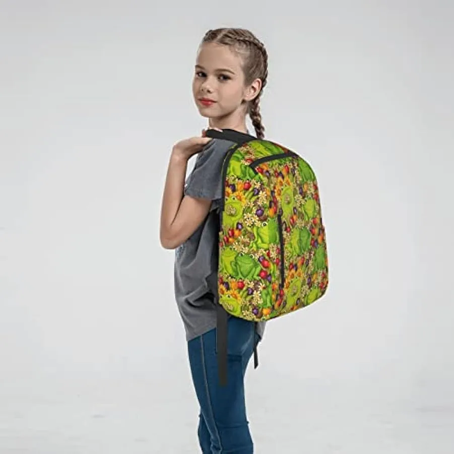 OTRAHCSD Zaino con rana Lightweigh per uomini e donne, zaino casual per escursioni, campeggio, viaggi, all’aperto 170111389