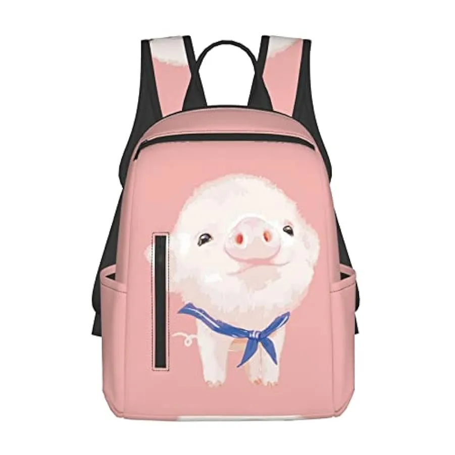 OTRAHCSD Zaino, Pink Pig Lightweigh zaino per uomini e donne, zaino casual per escursioni, campeggio, viaggi, all’aperto 1337043