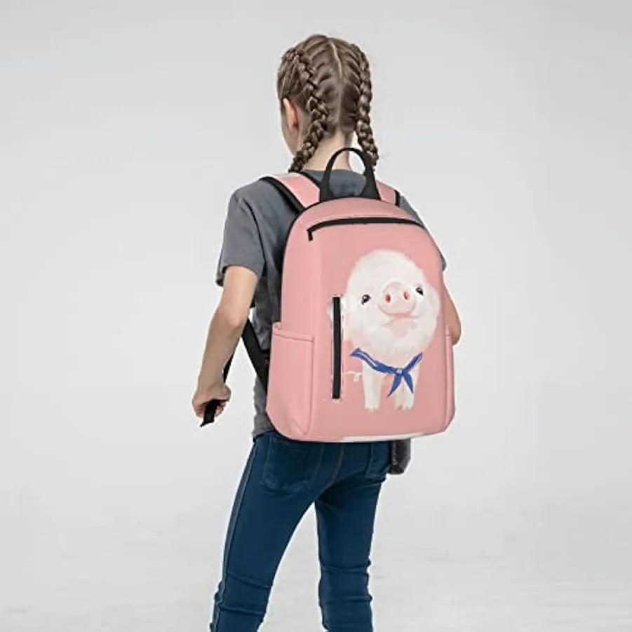OTRAHCSD Zaino, Pink Pig Lightweigh zaino per uomini e donne, zaino casual per escursioni, campeggio, viaggi, all’aperto 1337043