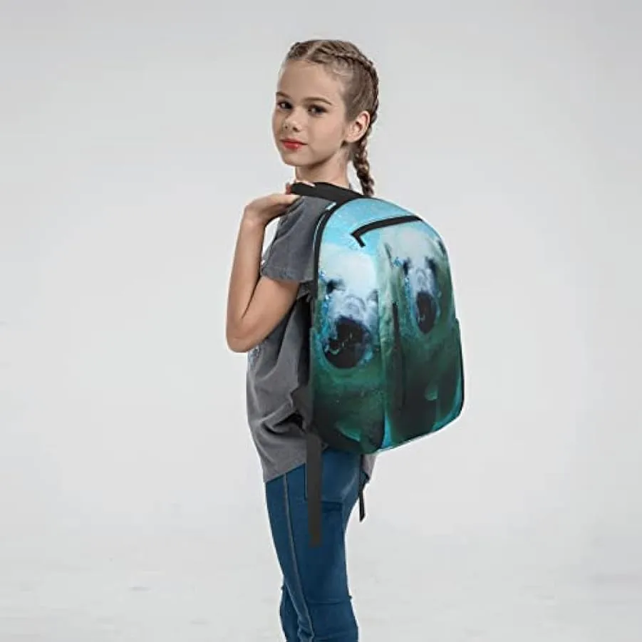OTRAHCSD Zaino, Polar Bears in the Water Lightweigh Zaino per uomo donna, casual per escursionismo, campeggio, viaggi, attività 