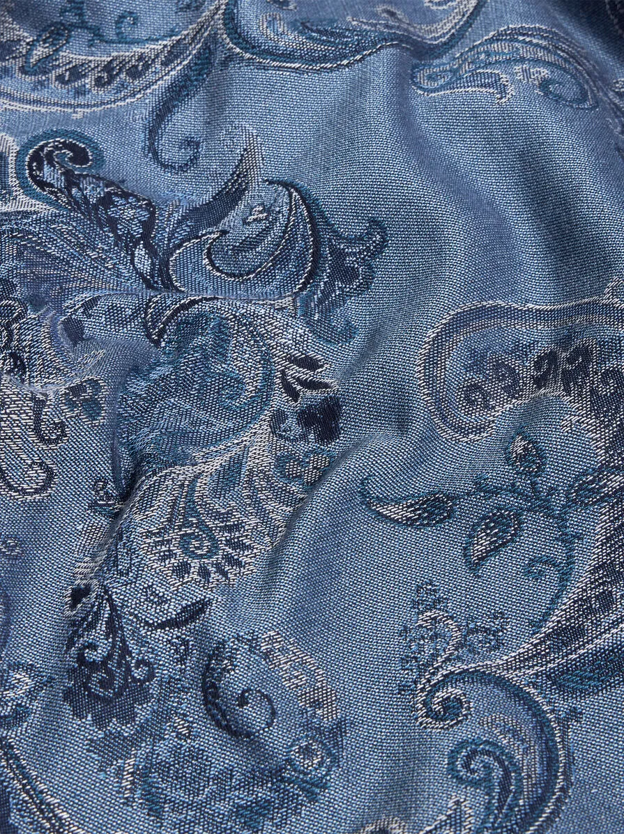 OVERSHIRT IN DENIM JACQUARD