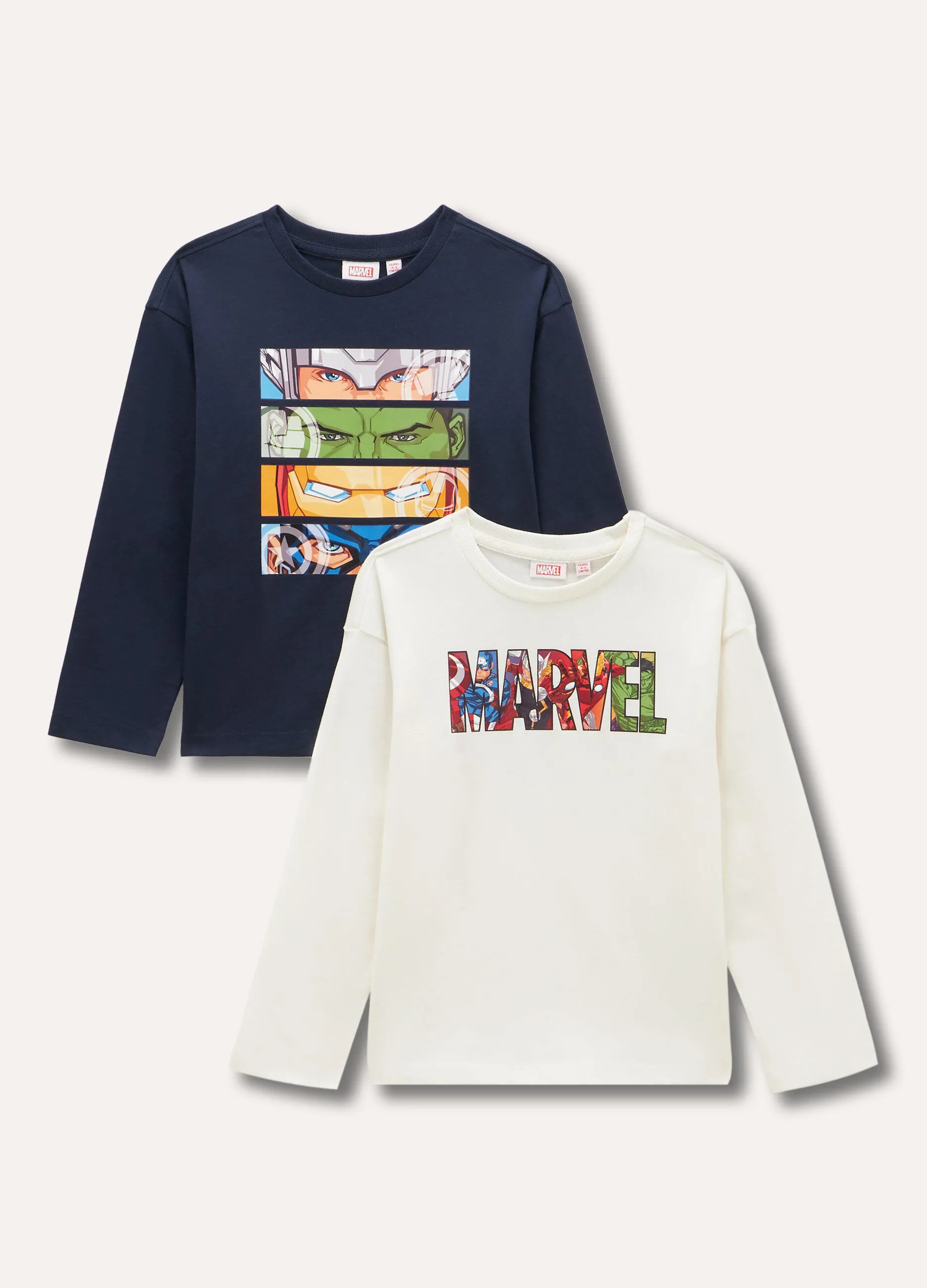 Pack 2 t-shirt in puro cotone ragazzo
