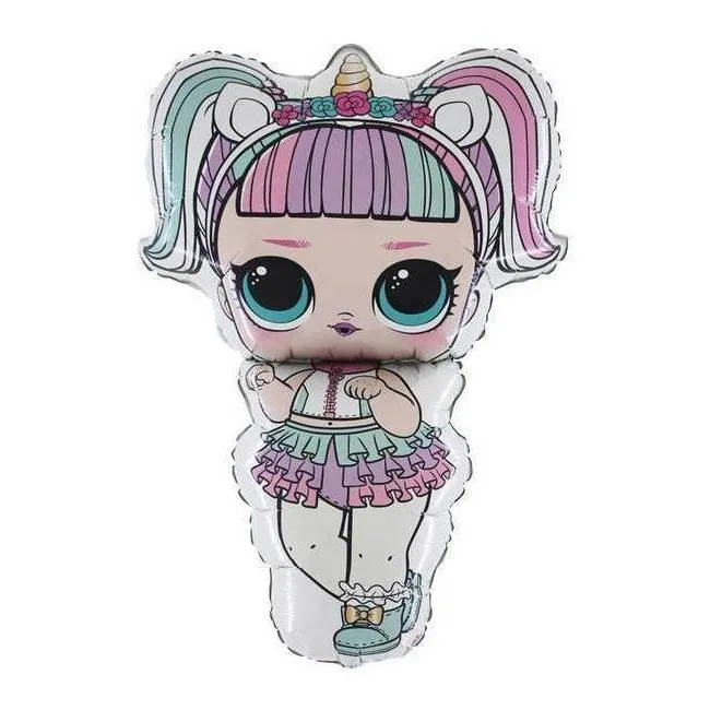 Palloncino Unicorno LOL sorpresa 86 cm - Grabo