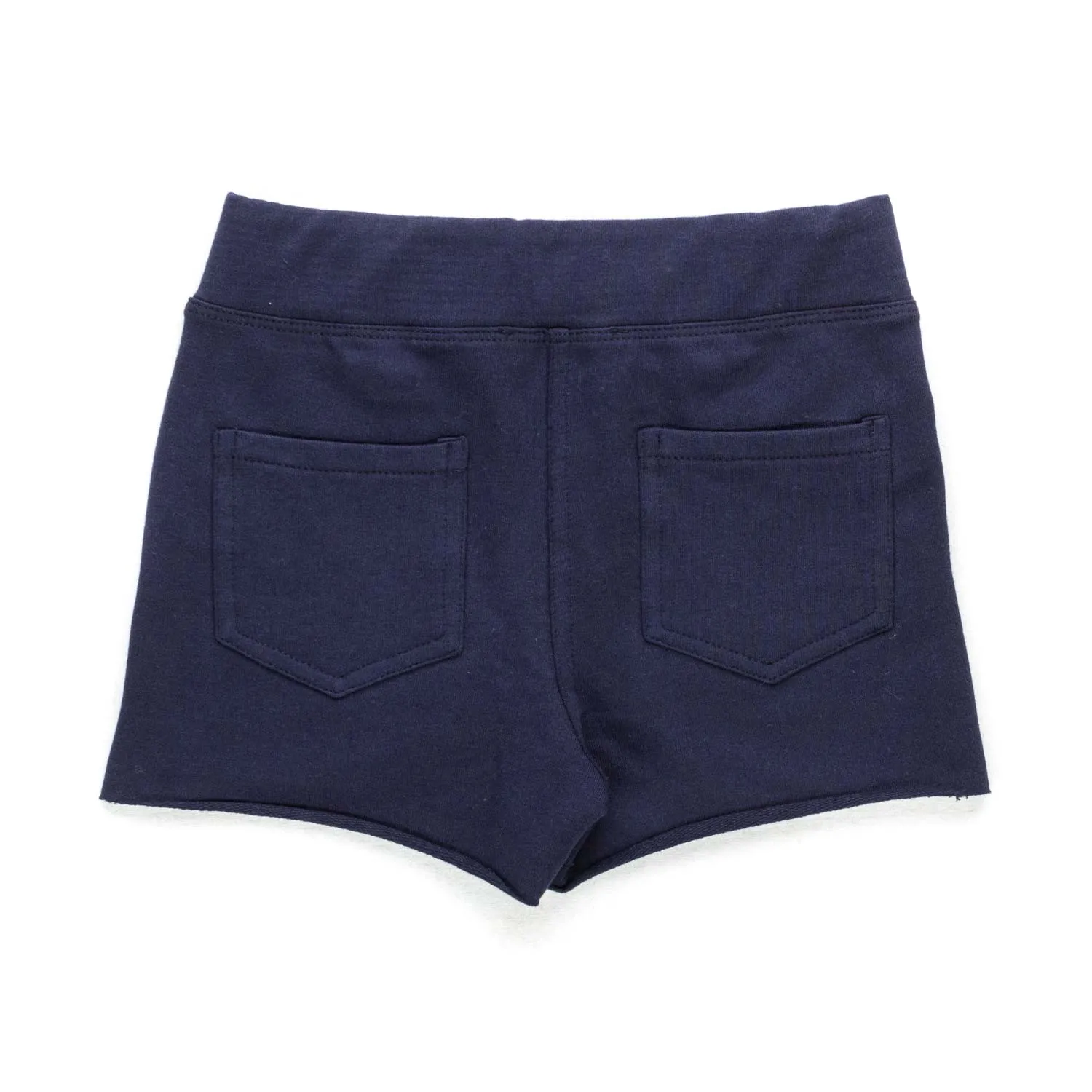 Pantaloncini Blu In Cotone Bambina