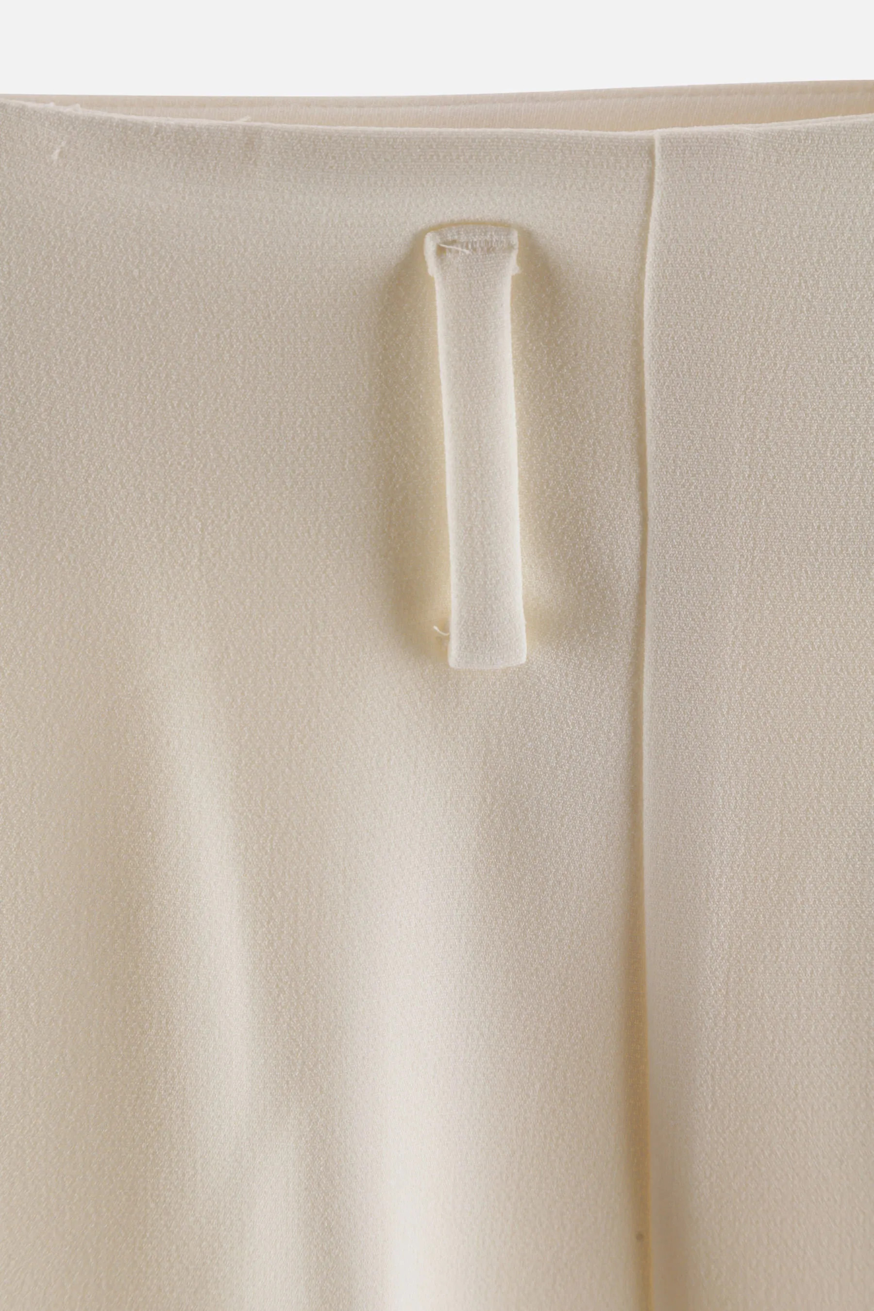  pantalone a gamba larga in lana stretch  
