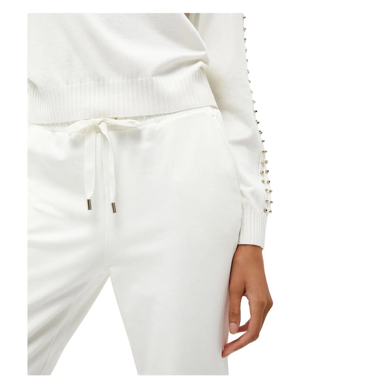 Pantaloni Donna Liu-Jo Sport Jogging Bianco