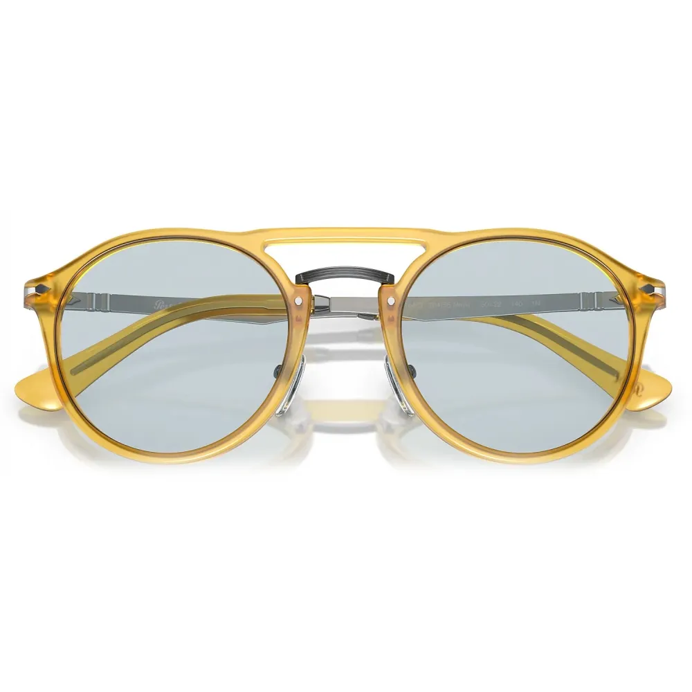 Persol - PO3264S - Miele / Blu Trasparente - Occhiali da Sole - Persol Eyewear