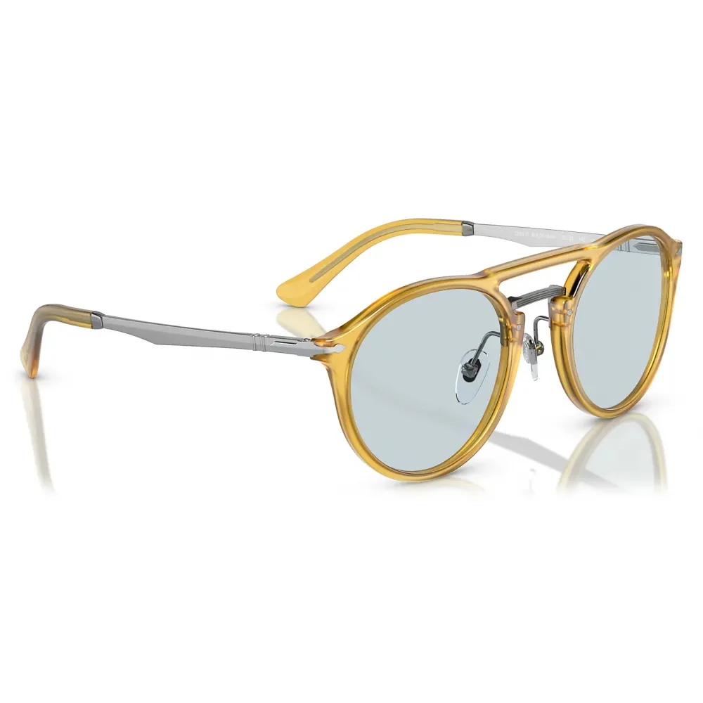 Persol - PO3264S - Miele / Blu Trasparente - Occhiali da Sole - Persol Eyewear