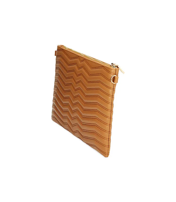 Pochette cognac a mano