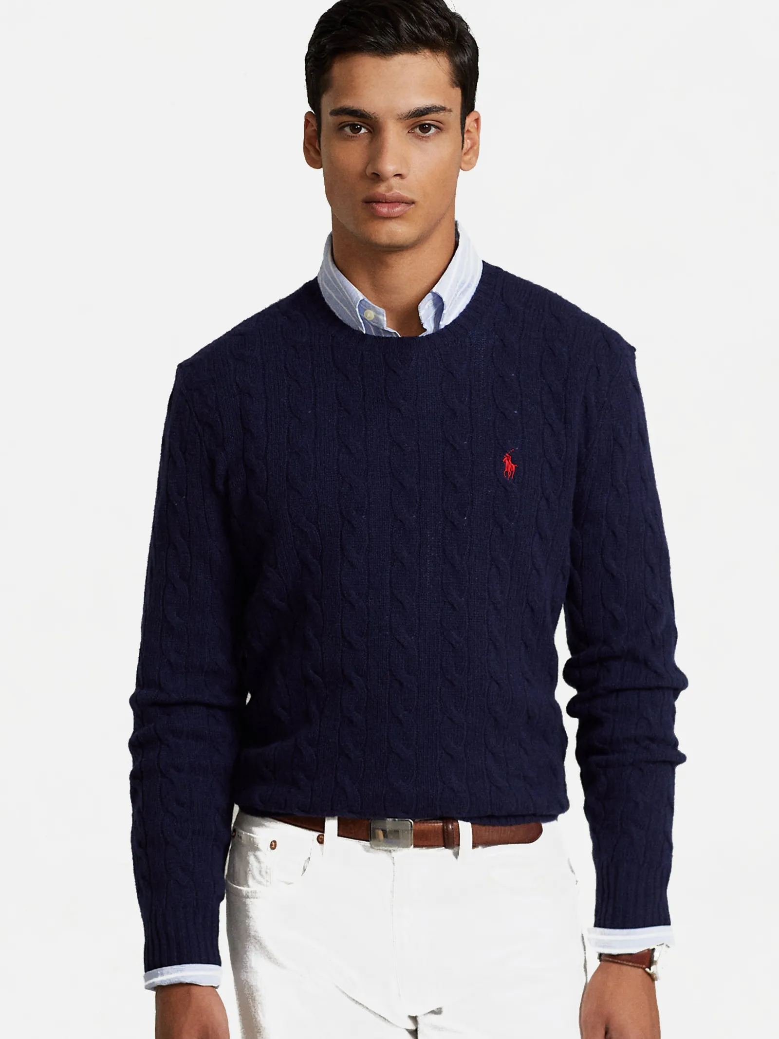 POLO RALPH LAUREN ----Maglia a Treccia Lana e Cachemire Polo Ralph Lauren