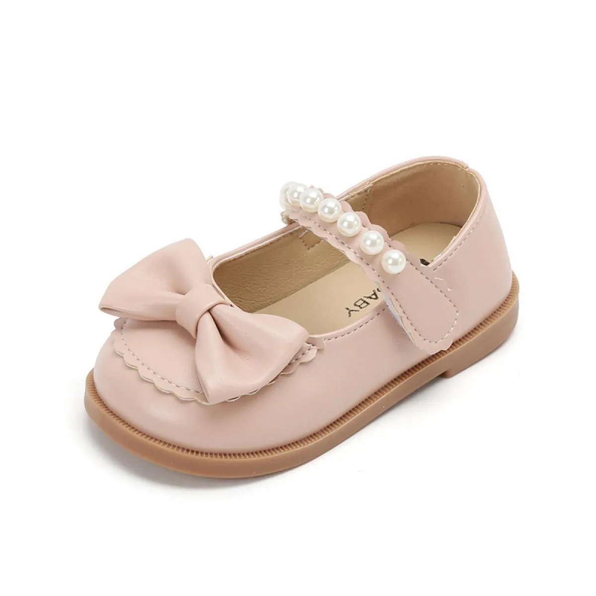 Primavera estate carino nodo a farfalla scarpe per bambini per ragazza moda perline cinturino con cinturino Mary Jane scarpe scu