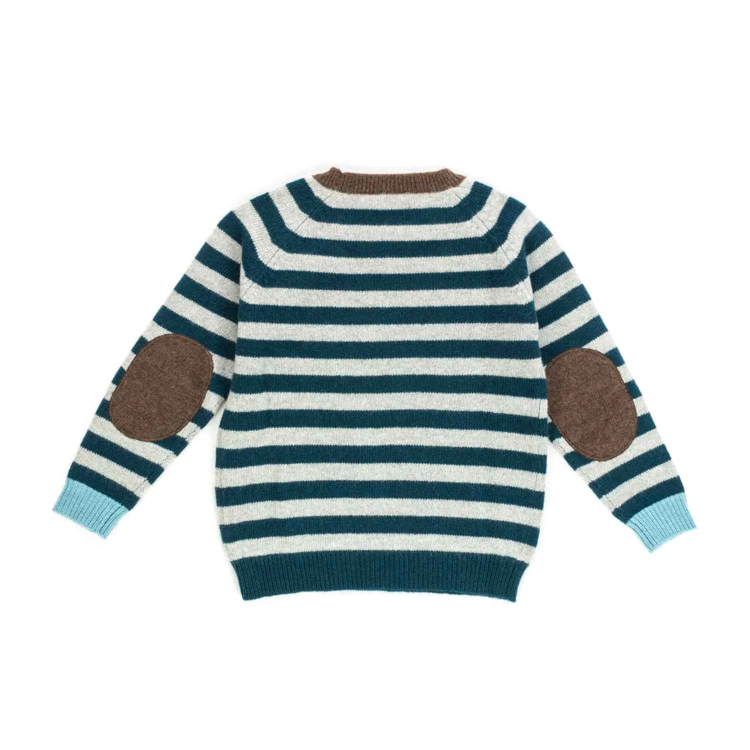 Pullover A Righe Blu Bambino