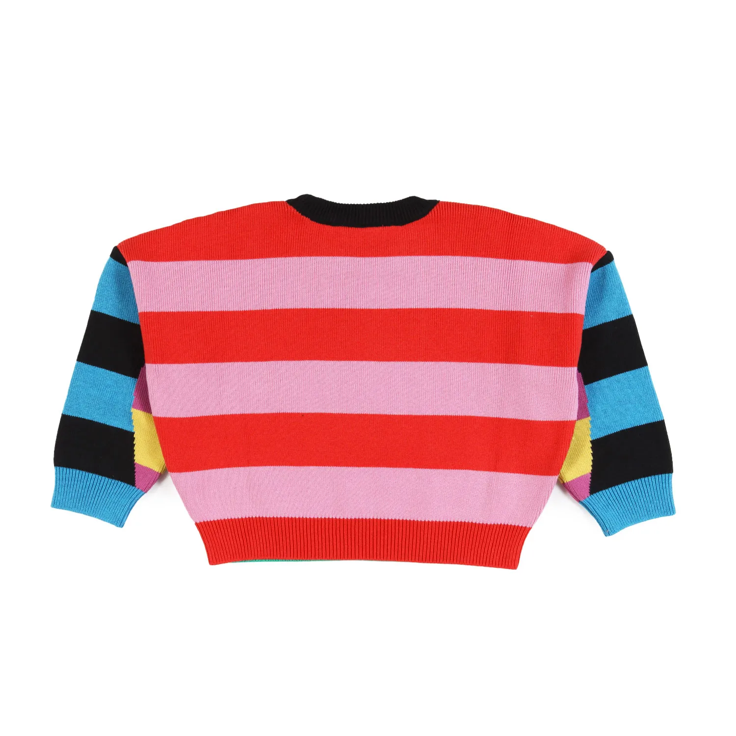 Pullover A Strisce Multicolor Bambina E Ragazza