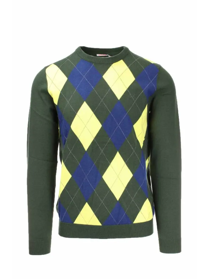 Pullover girocollo rombi