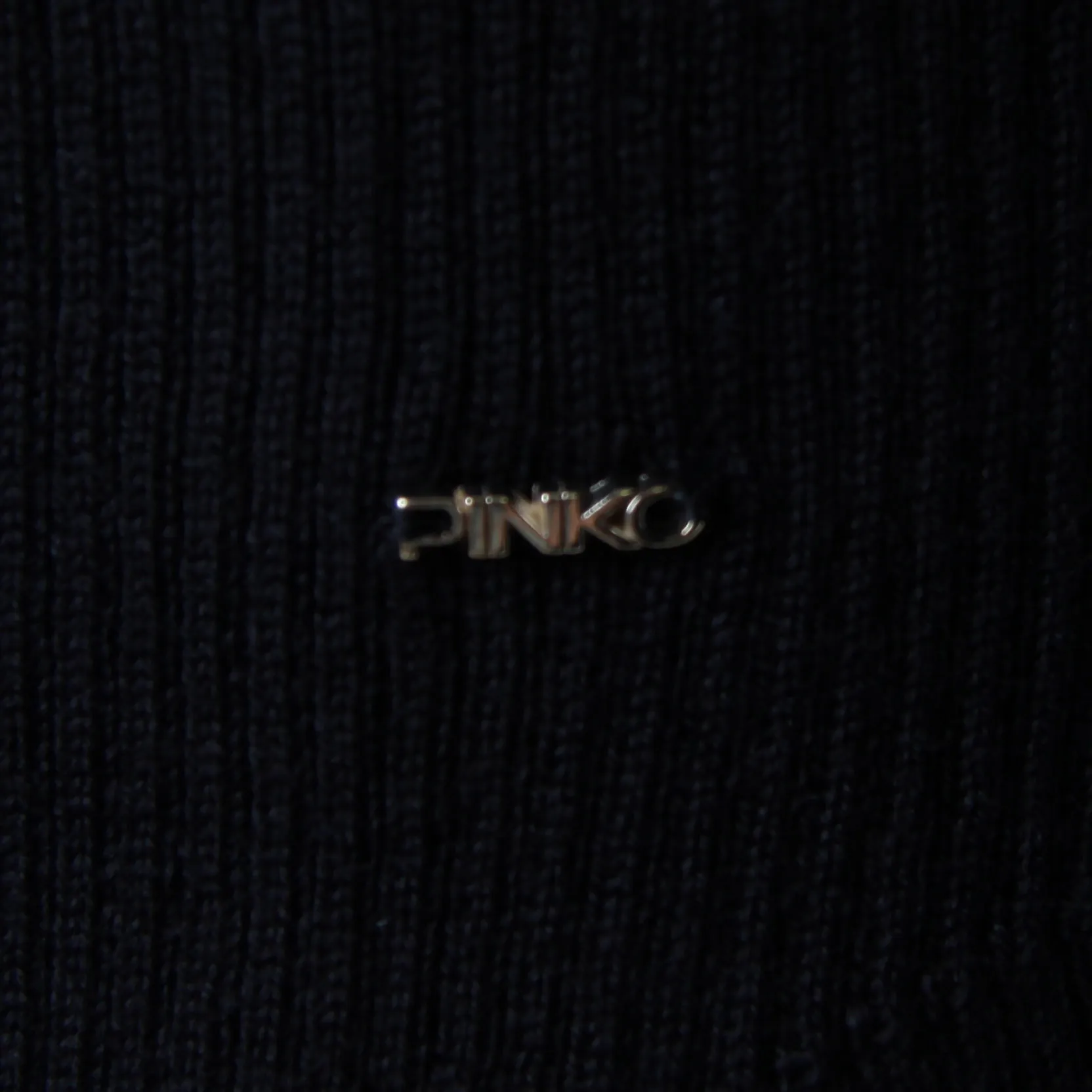 Pullover Nero Bambina A Costine Flexage