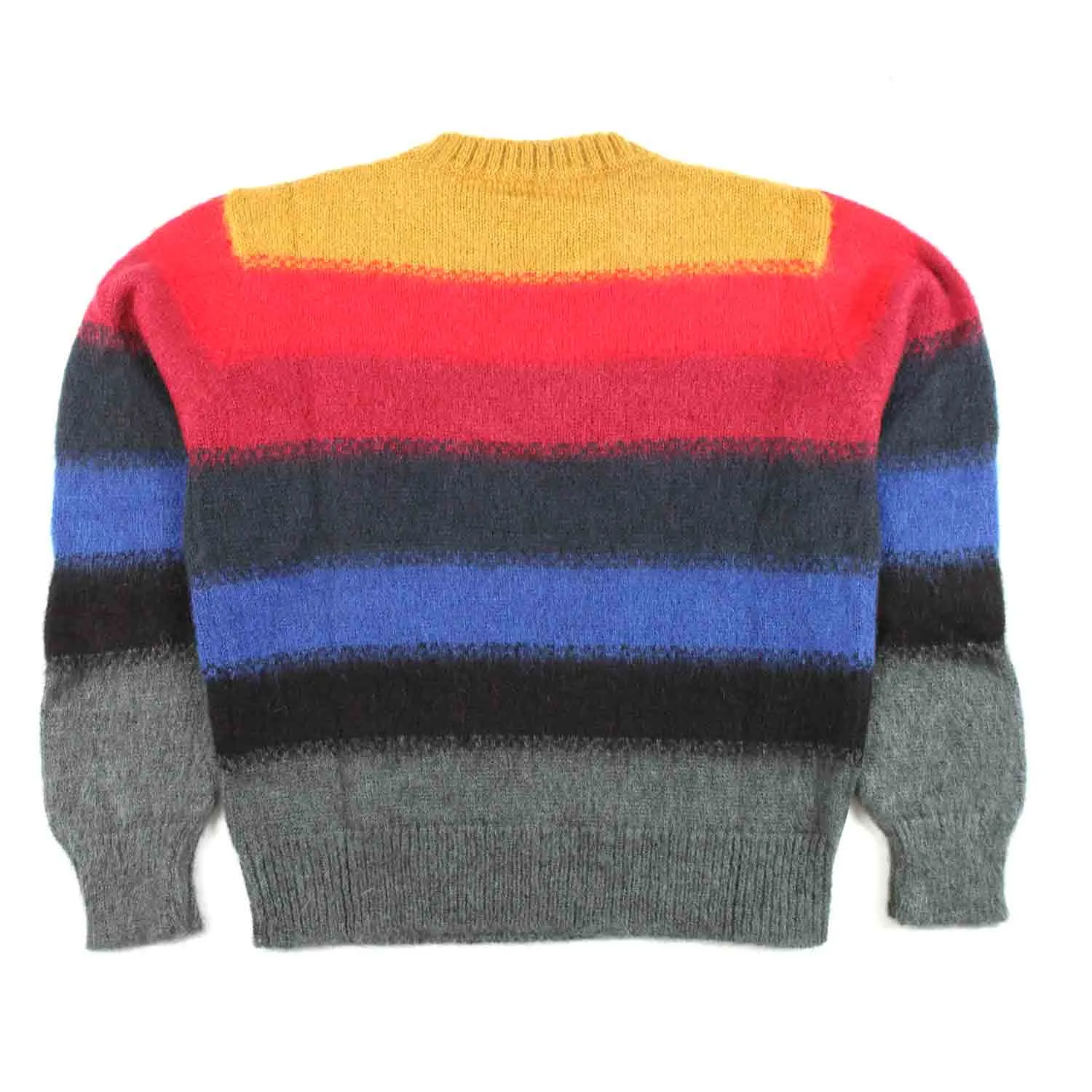 Pullover No-Gender Grigia A Strisce Multicolor