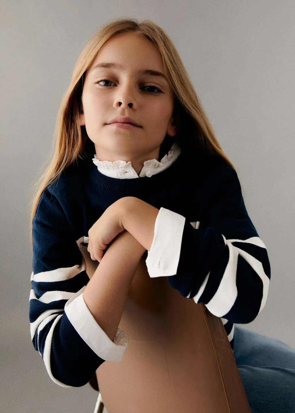 Pullover righe cotone