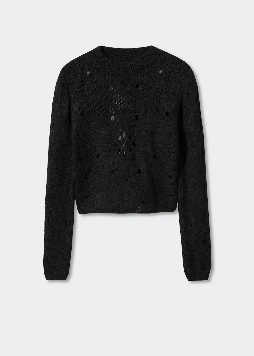 Pullover traforato schiena scoperta