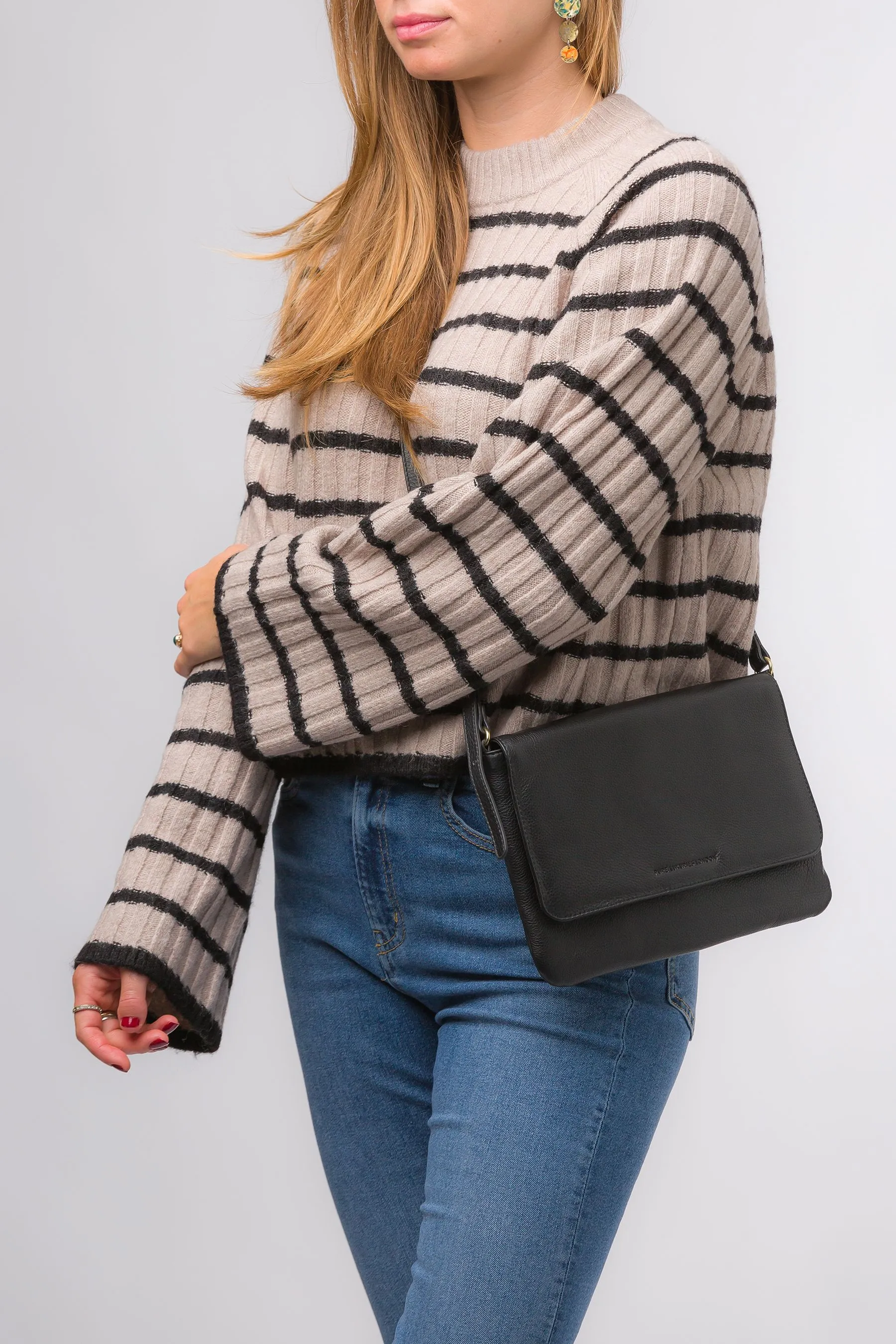 Pure Luxuries London - Ruby - Borsa a tracolla in pelle nappa