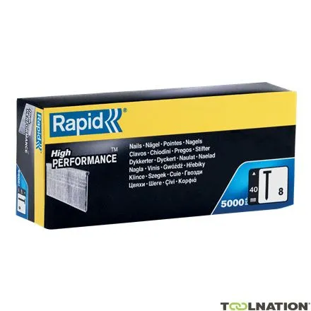 Rapid 40100535 N. 8 graffe 40 mm  5.000 pezzi