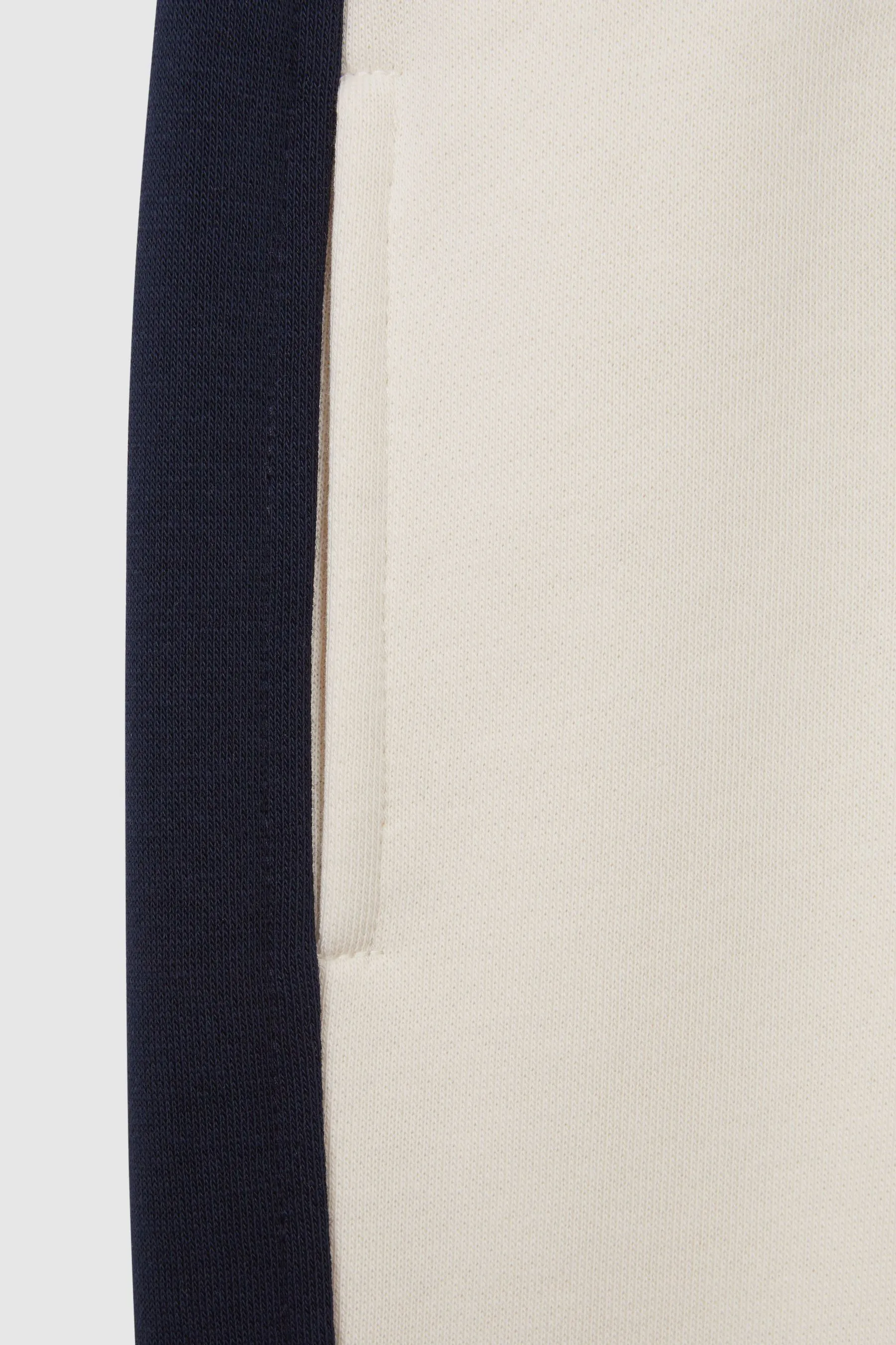 Reiss - Cara - Completo Blend con cappuccio e Pantaloni da jogging in cotone a blocchi di colore    