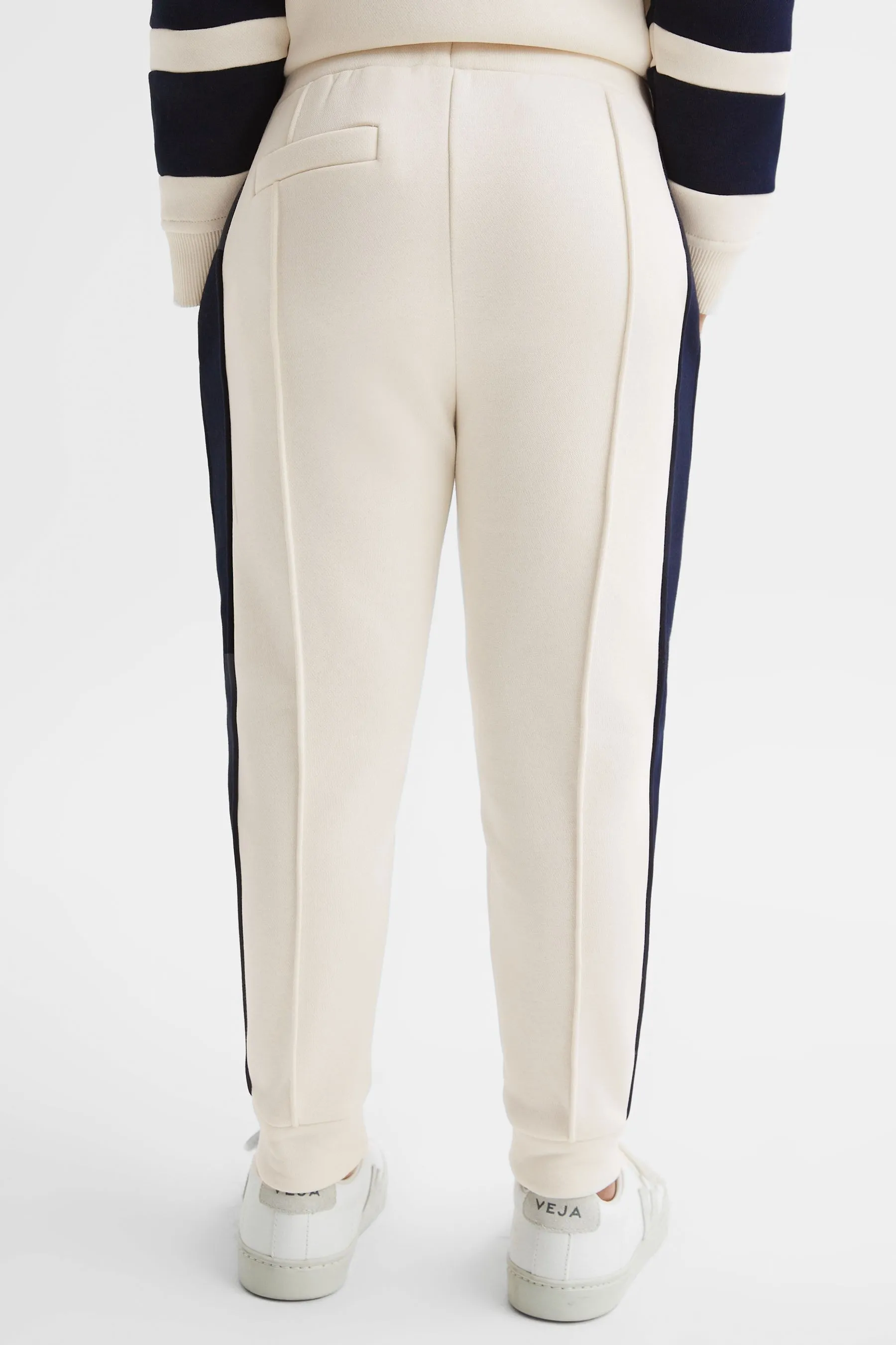 Reiss - Cara - Completo Blend con cappuccio e Pantaloni da jogging in cotone a blocchi di colore    