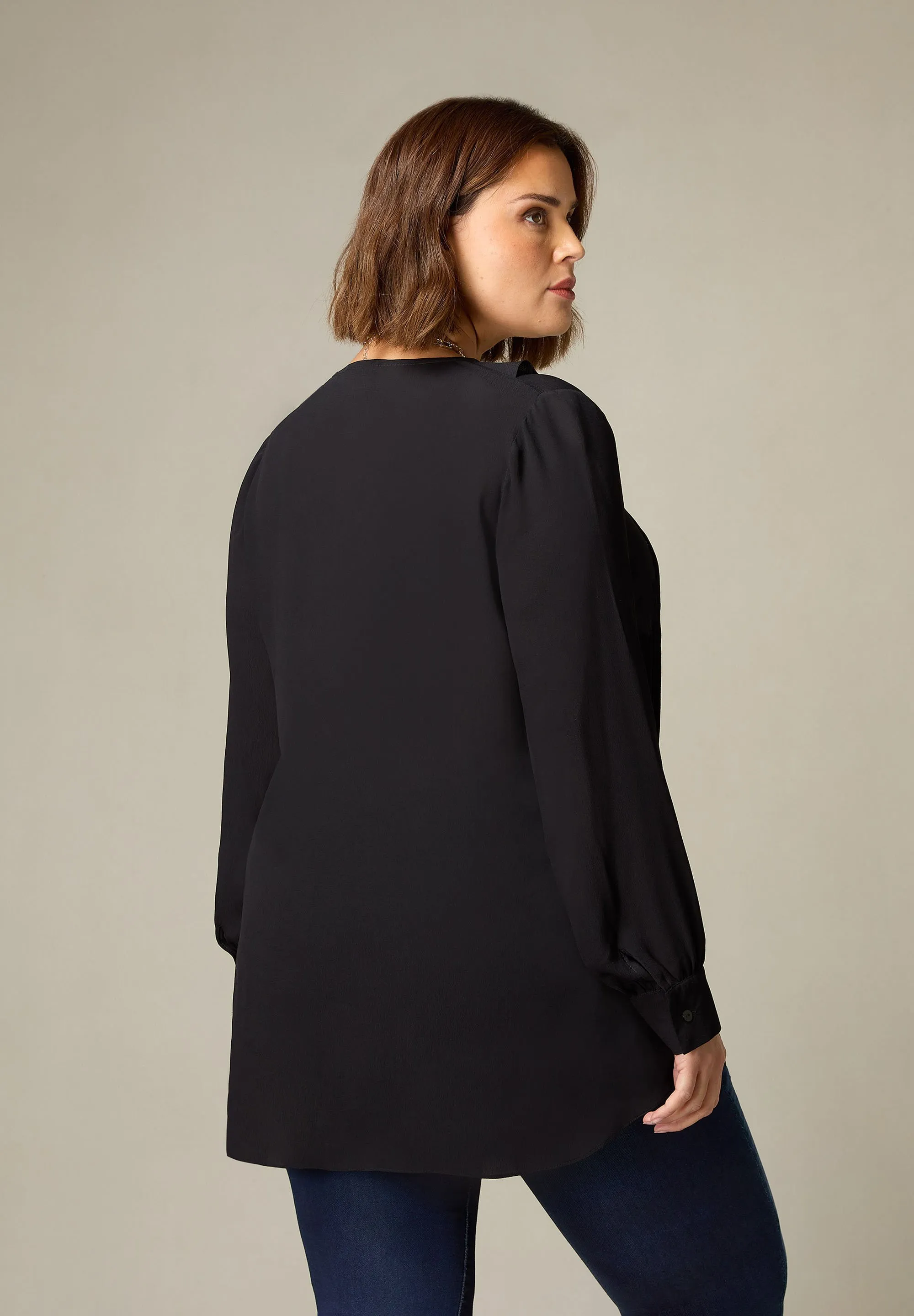 RUFFLE FRONT  - Camicetta