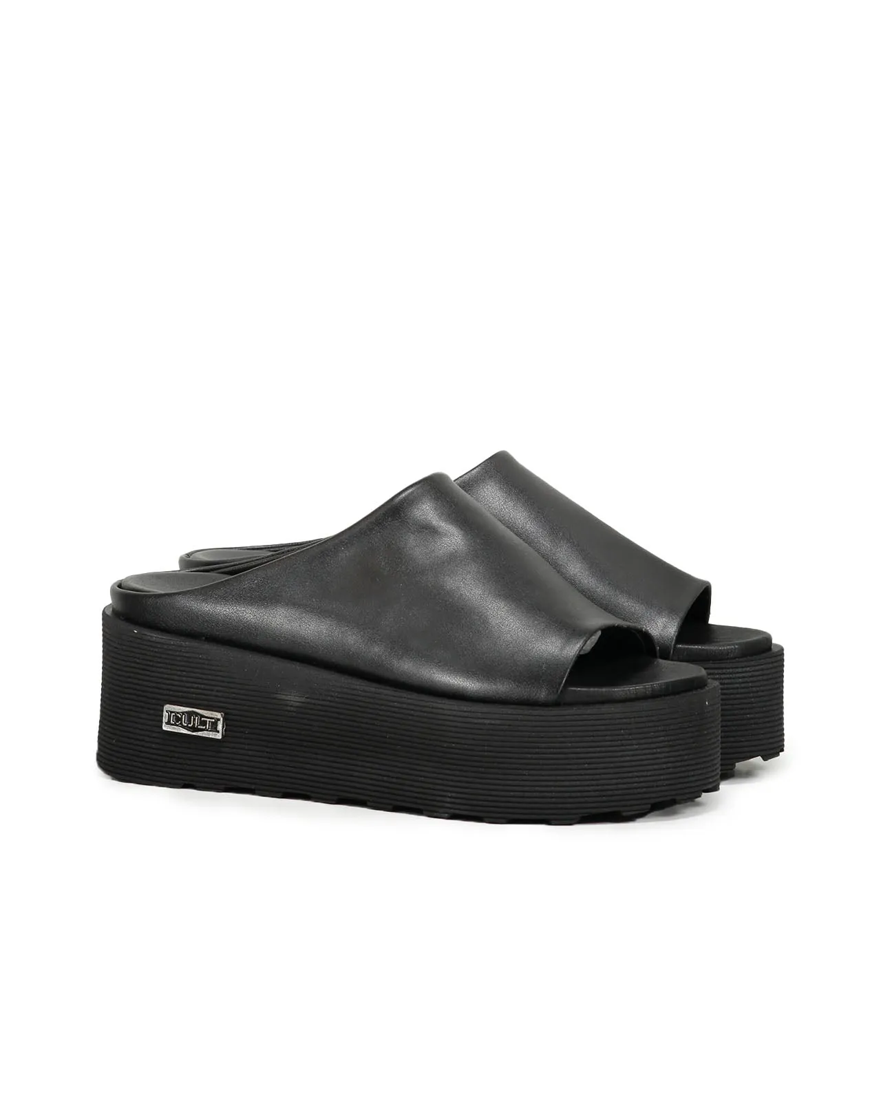 Sabot Nancy pelle nera
