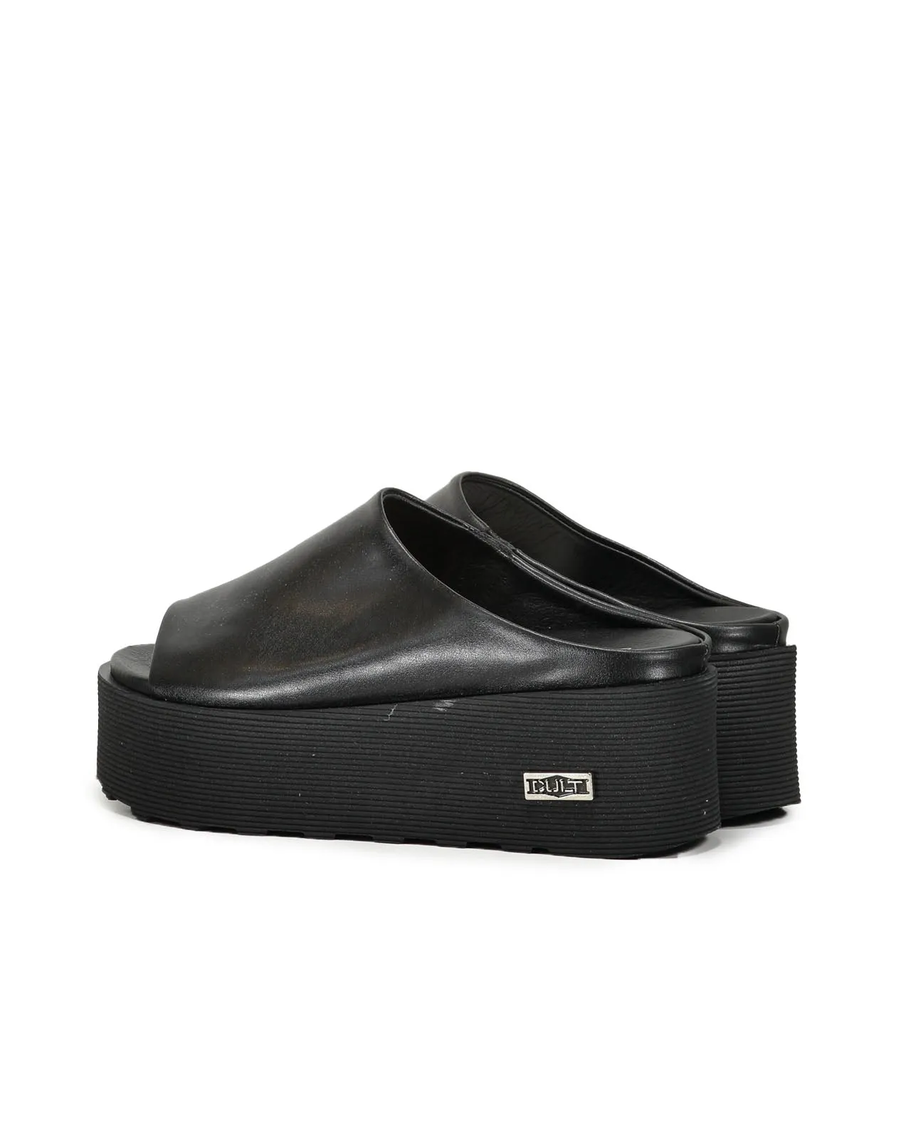 Sabot Nancy pelle nera
