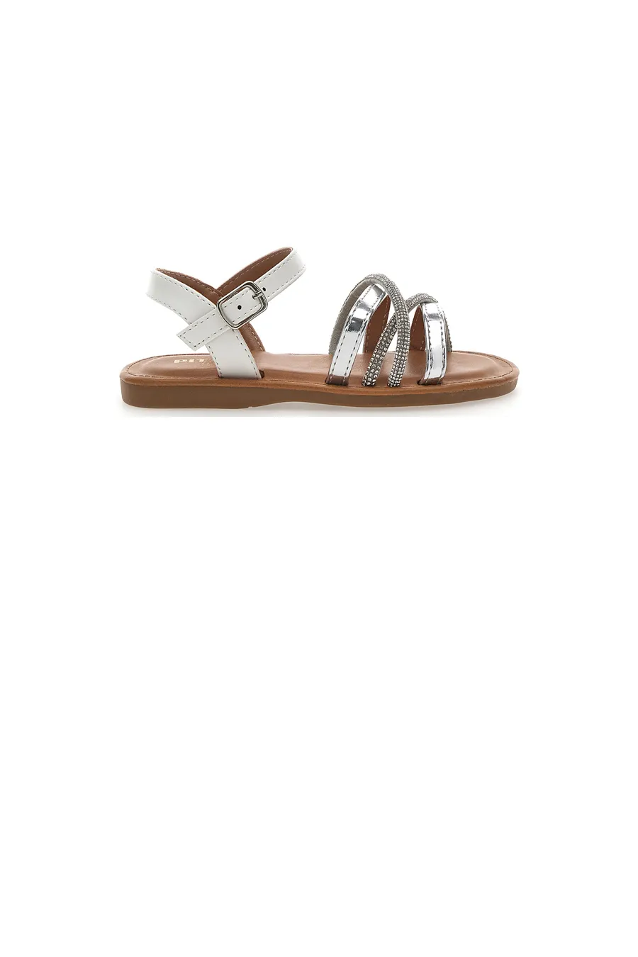 Sandali Bianchi con Cinturino Pitt Kids 392433