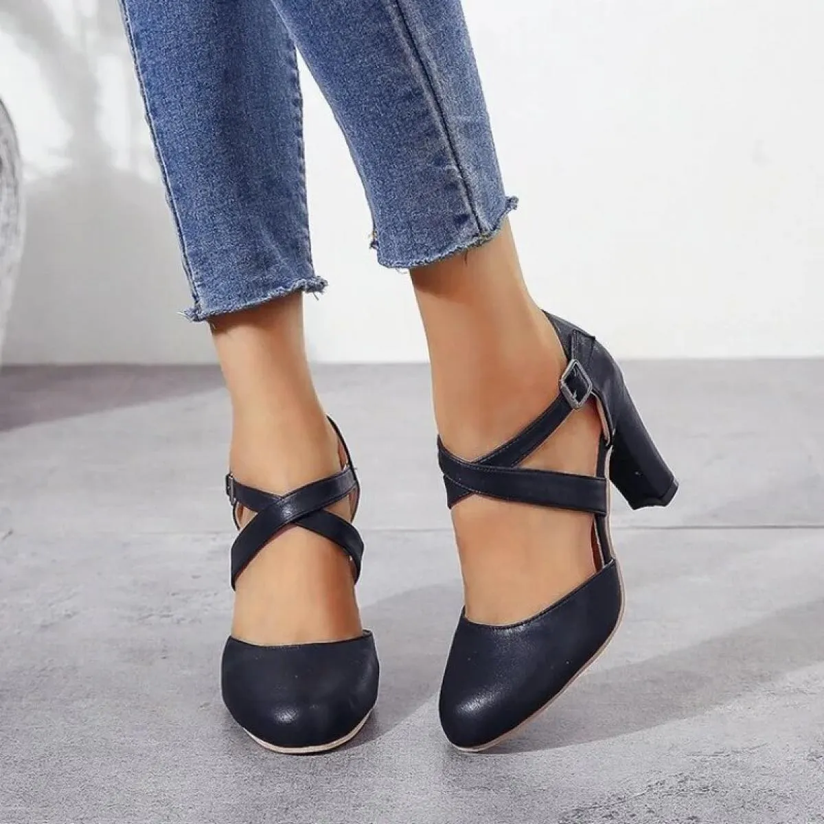 Sandali da Donna Estate 2023 Scarpe con Tacco Plateau Donna 43 2023 Nuove Décolleté