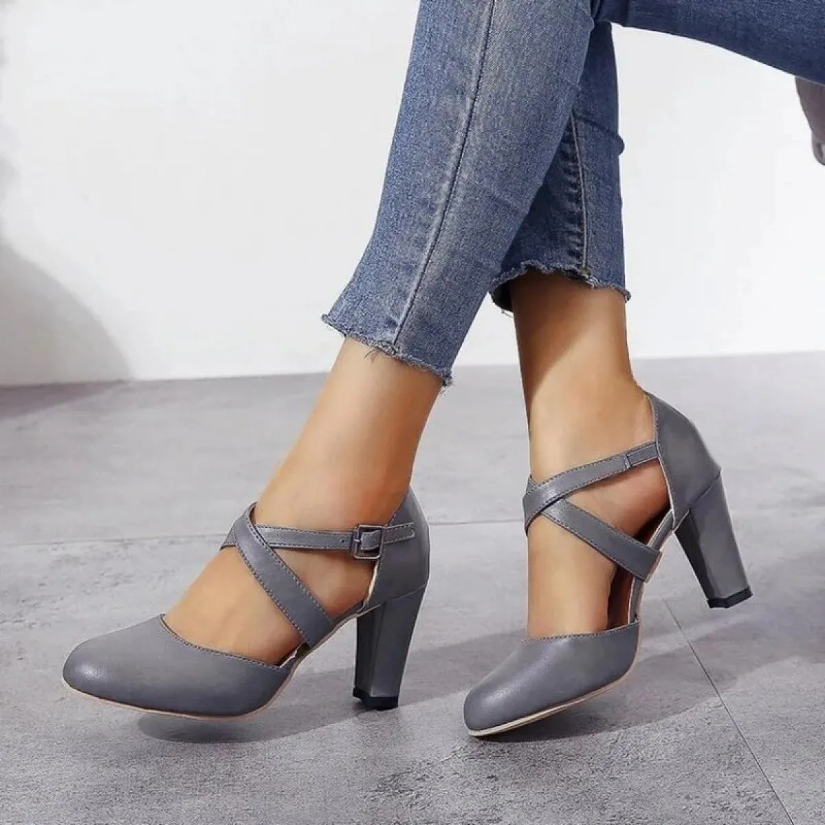 Sandali da Donna Estate 2023 Scarpe con Tacco Plateau Donna 43 2023 Nuove Décolleté