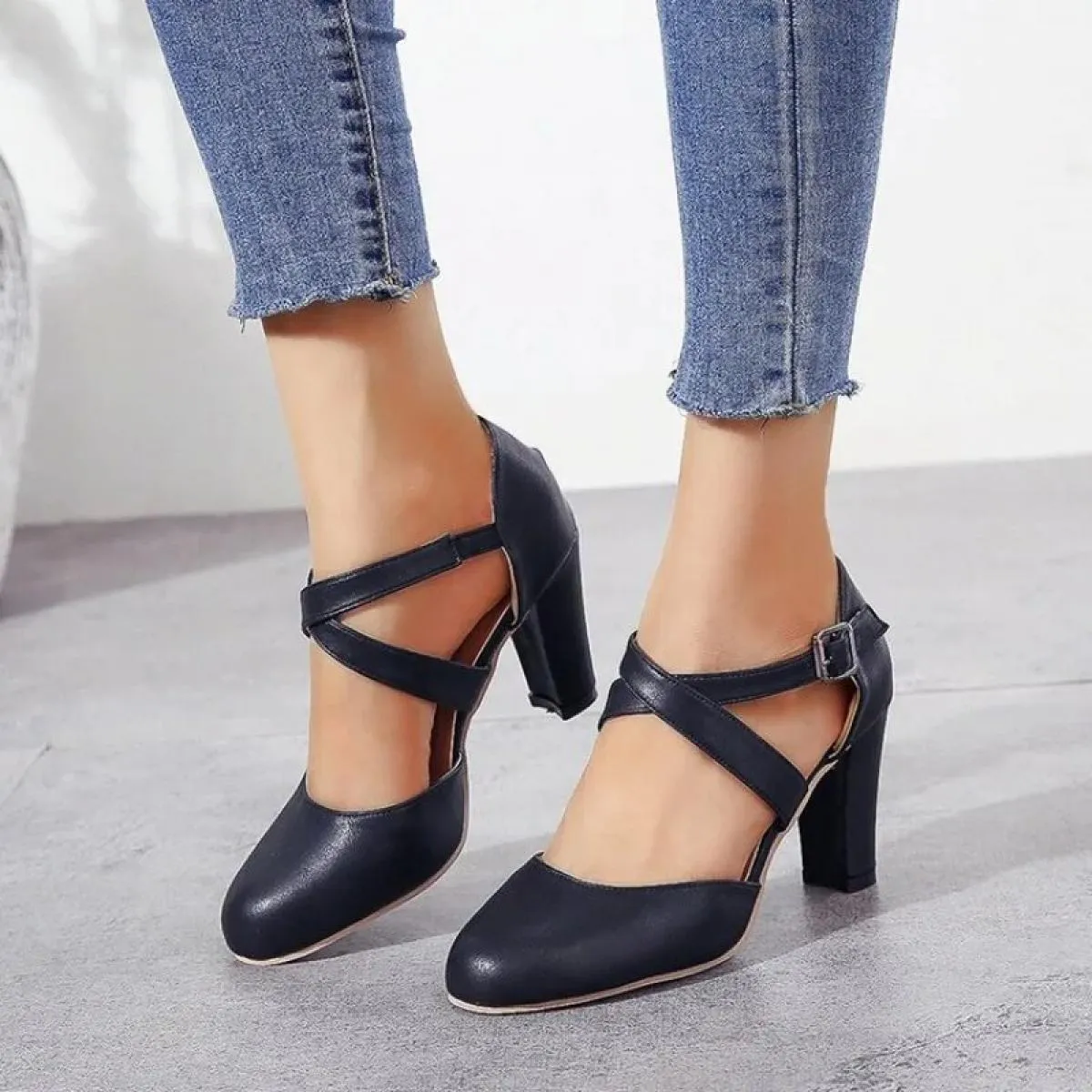 Sandali da Donna Estate 2023 Scarpe con Tacco Plateau Donna 43 2023 Nuove Décolleté