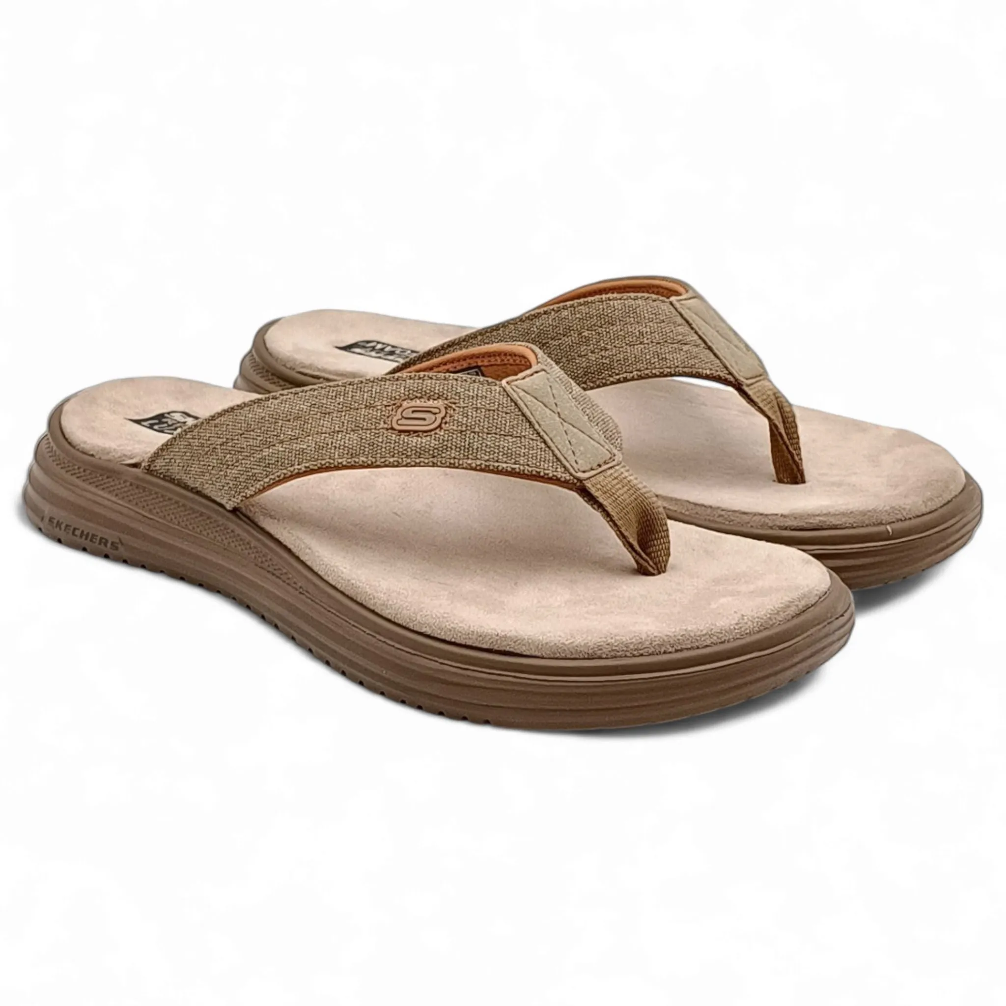 Sandali uomo infradito Skechers 204576 TAN