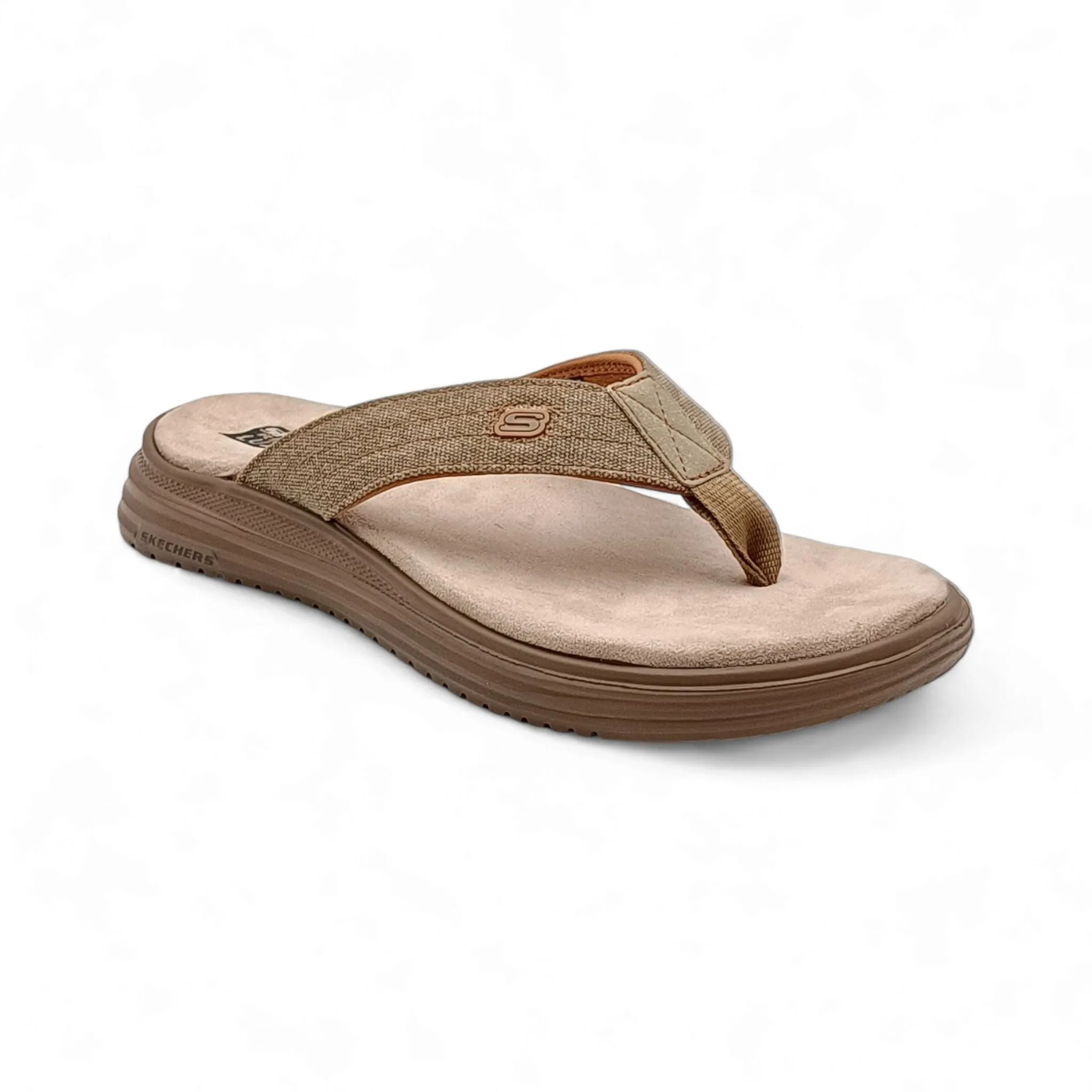 Sandali uomo infradito Skechers 204576 TAN