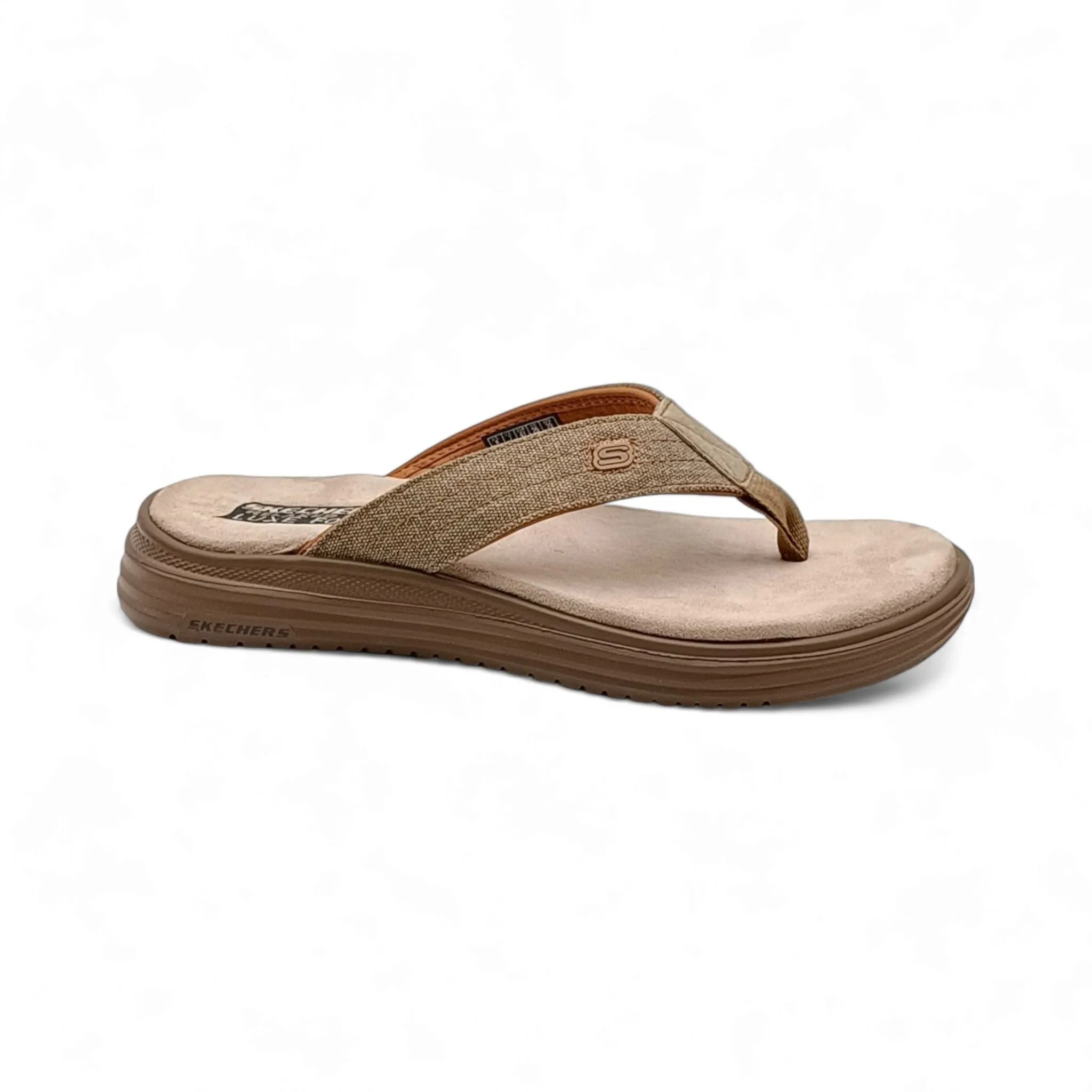 Sandali uomo infradito Skechers 204576 TAN