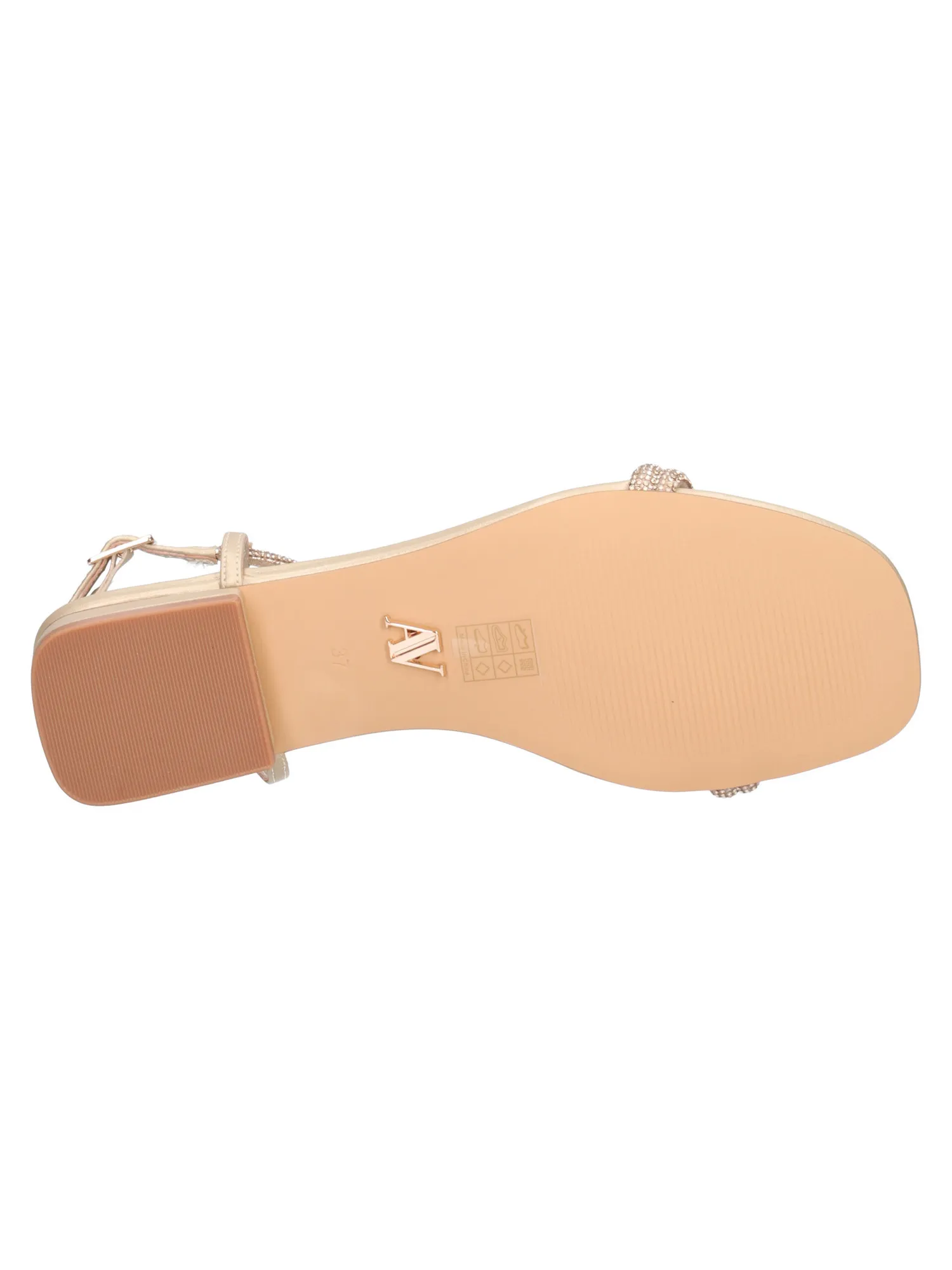 Sandalo elegante Albano Vanity da donna platino