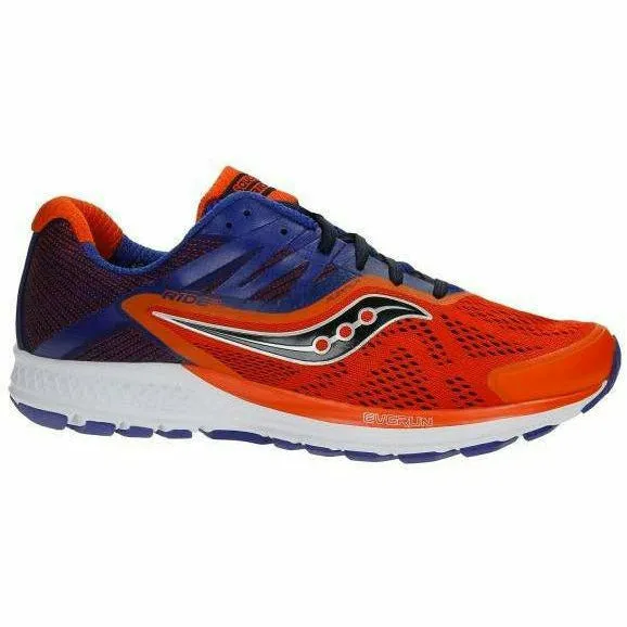 Saucony Ride 10 Orange/Bleu - Scarpa Running