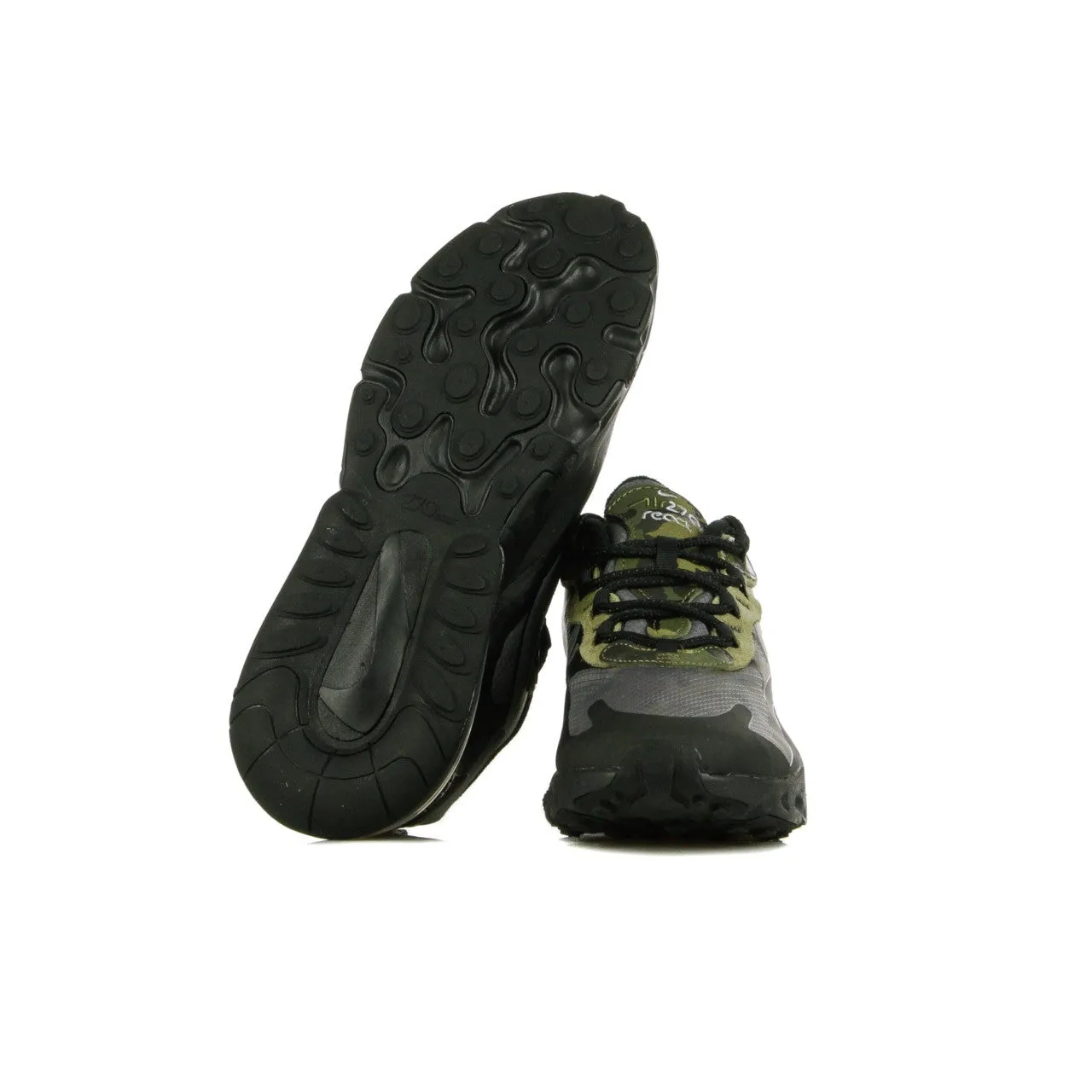 Scarpa Bassa Uomo Air Max 270 React Black/white/anthracite