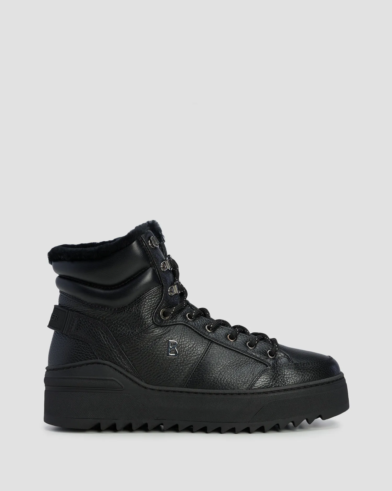 Scarpe alte in pelle da uomo BOGNER Bucharest 3A nere 12441703-1