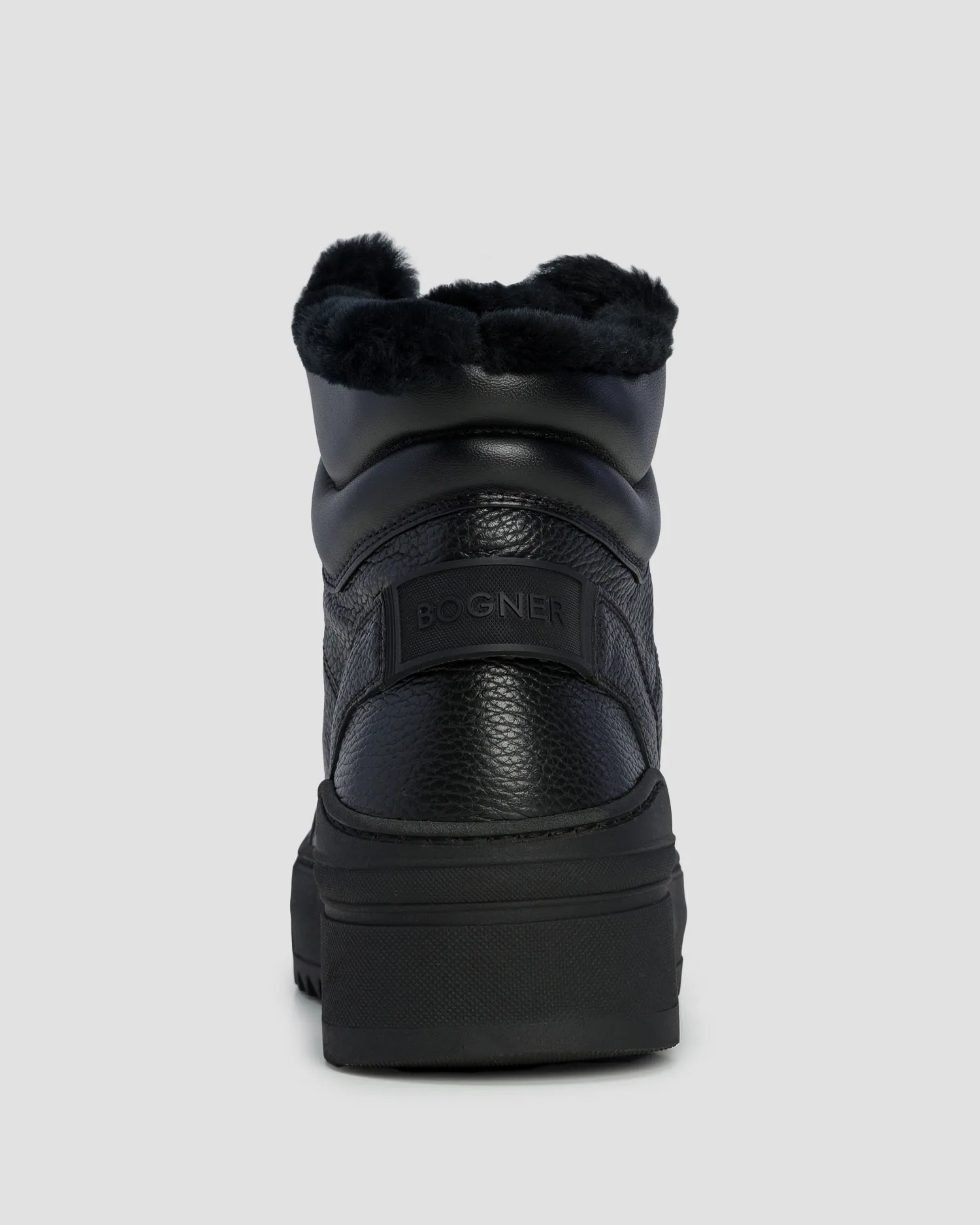 Scarpe alte in pelle da uomo BOGNER Bucharest 3A nere 12441703-1