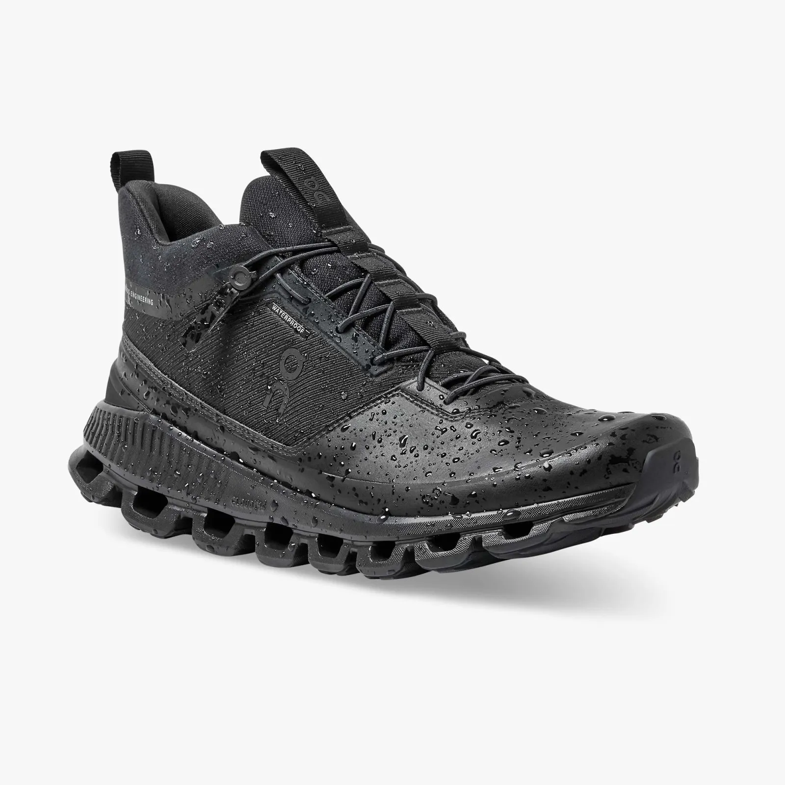SCARPE ON CLOUD HI WATERPROOF W ALL BLACK