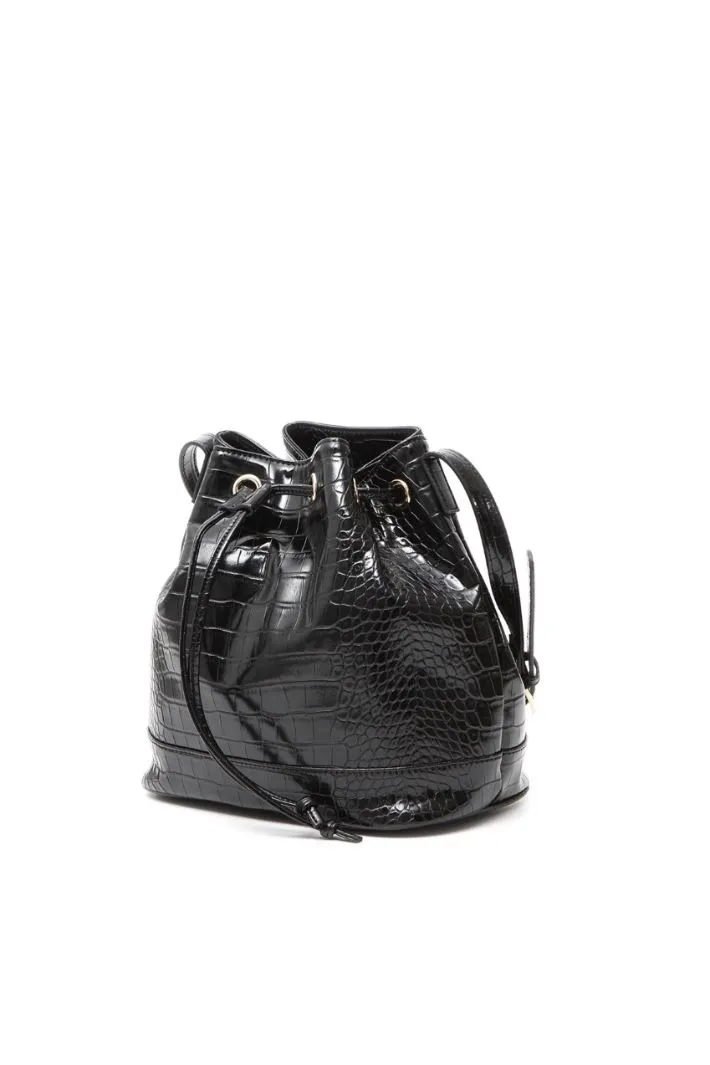 Secchiello in similpelle cocco