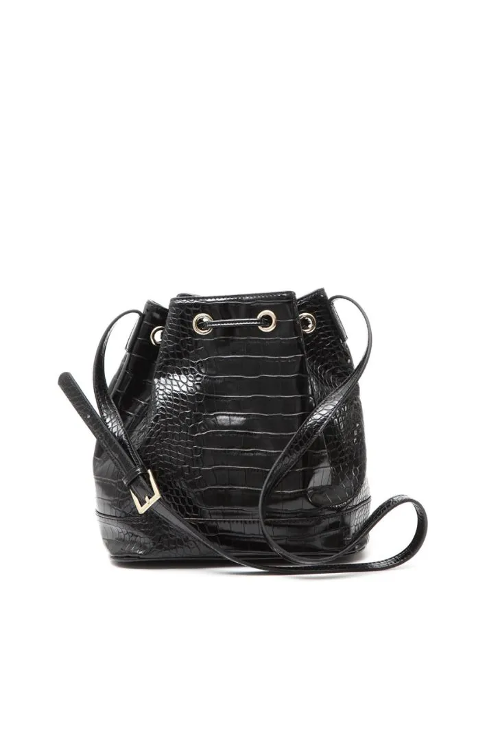 Secchiello in similpelle cocco