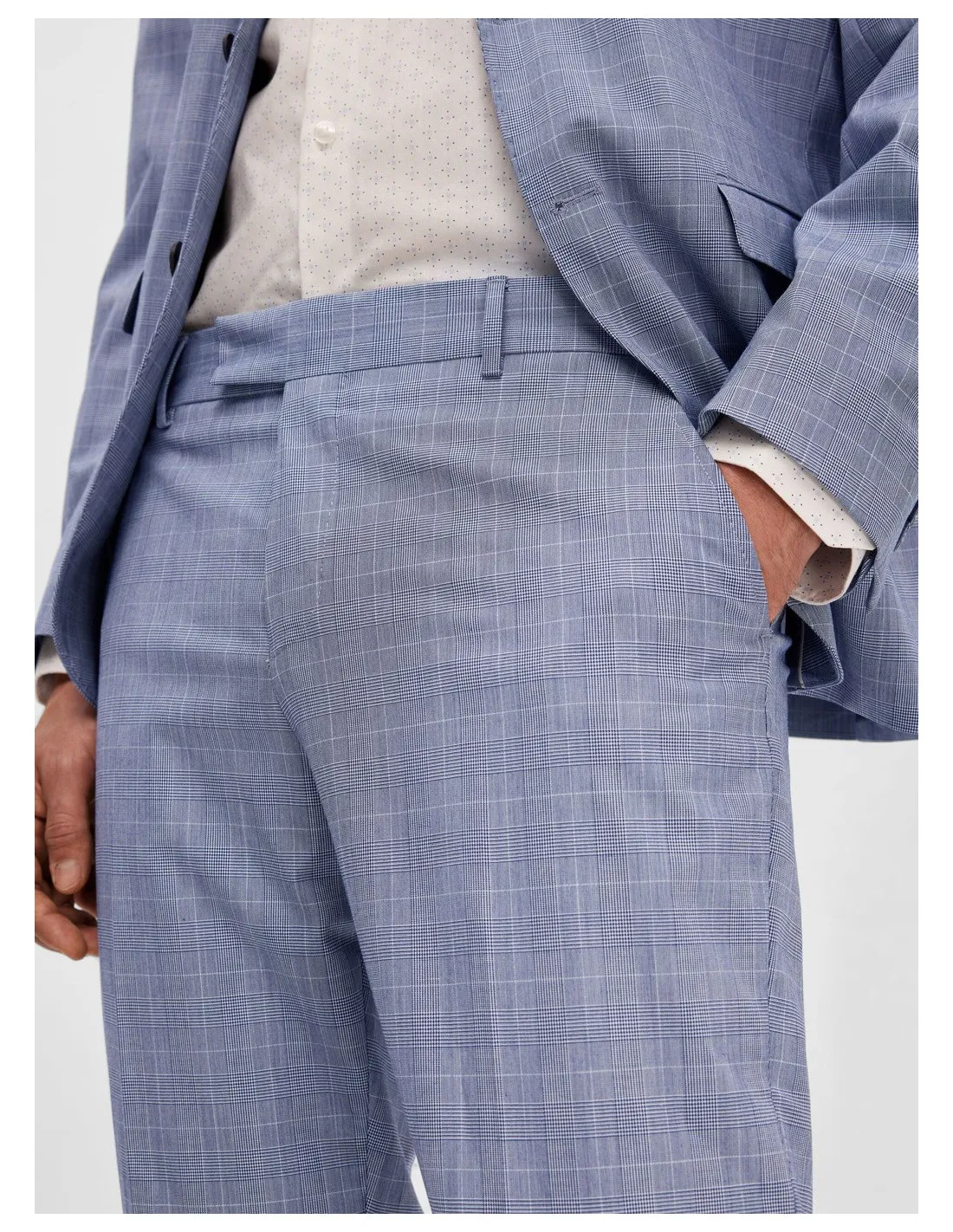 SELECTED TAILORED TROUSERS UOMO,SLHSLIM-RYDE LIGHT