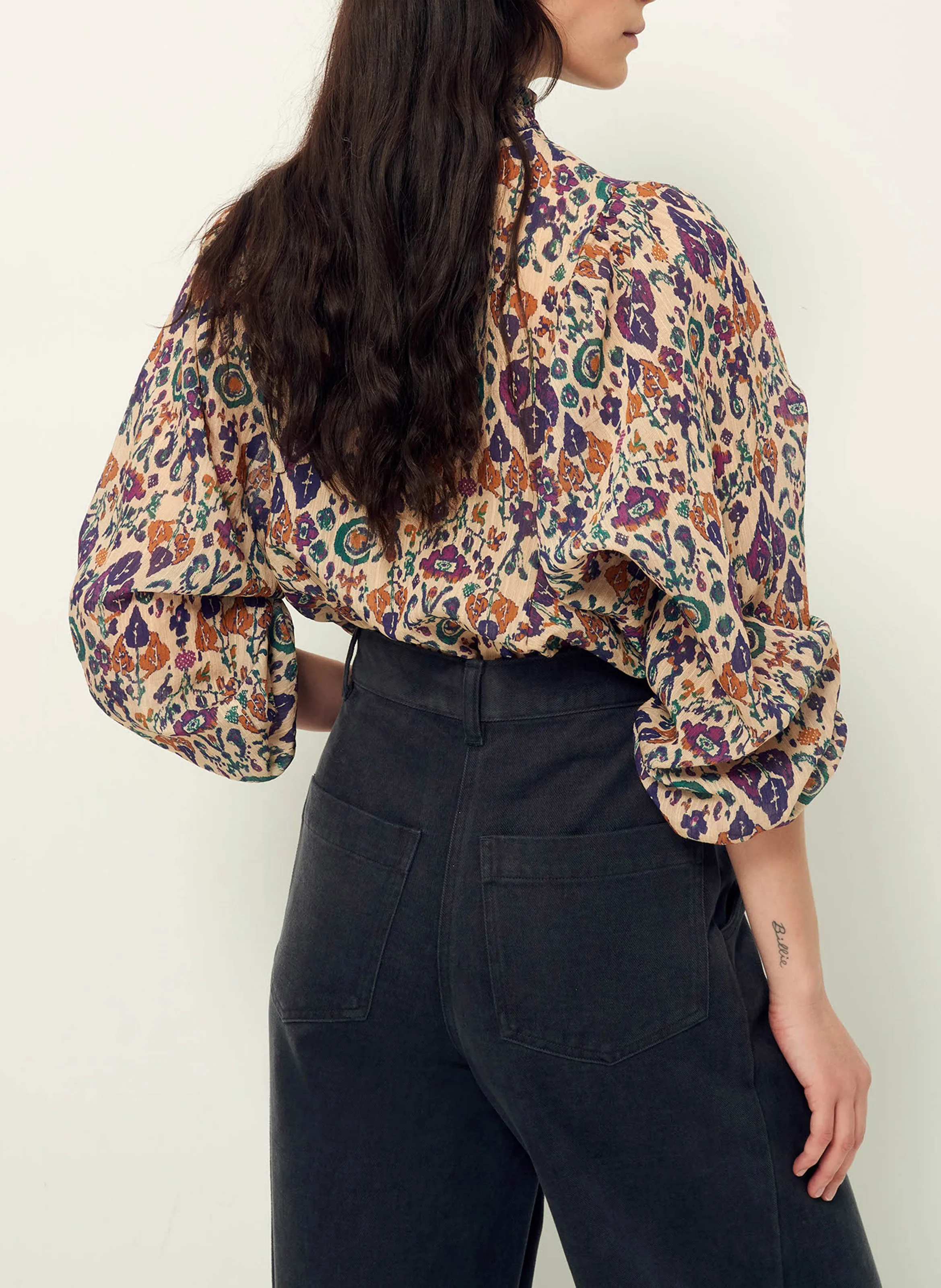  SESSUN   DUCHESS - Blusa con collo alto diritto stampata | Multicolore