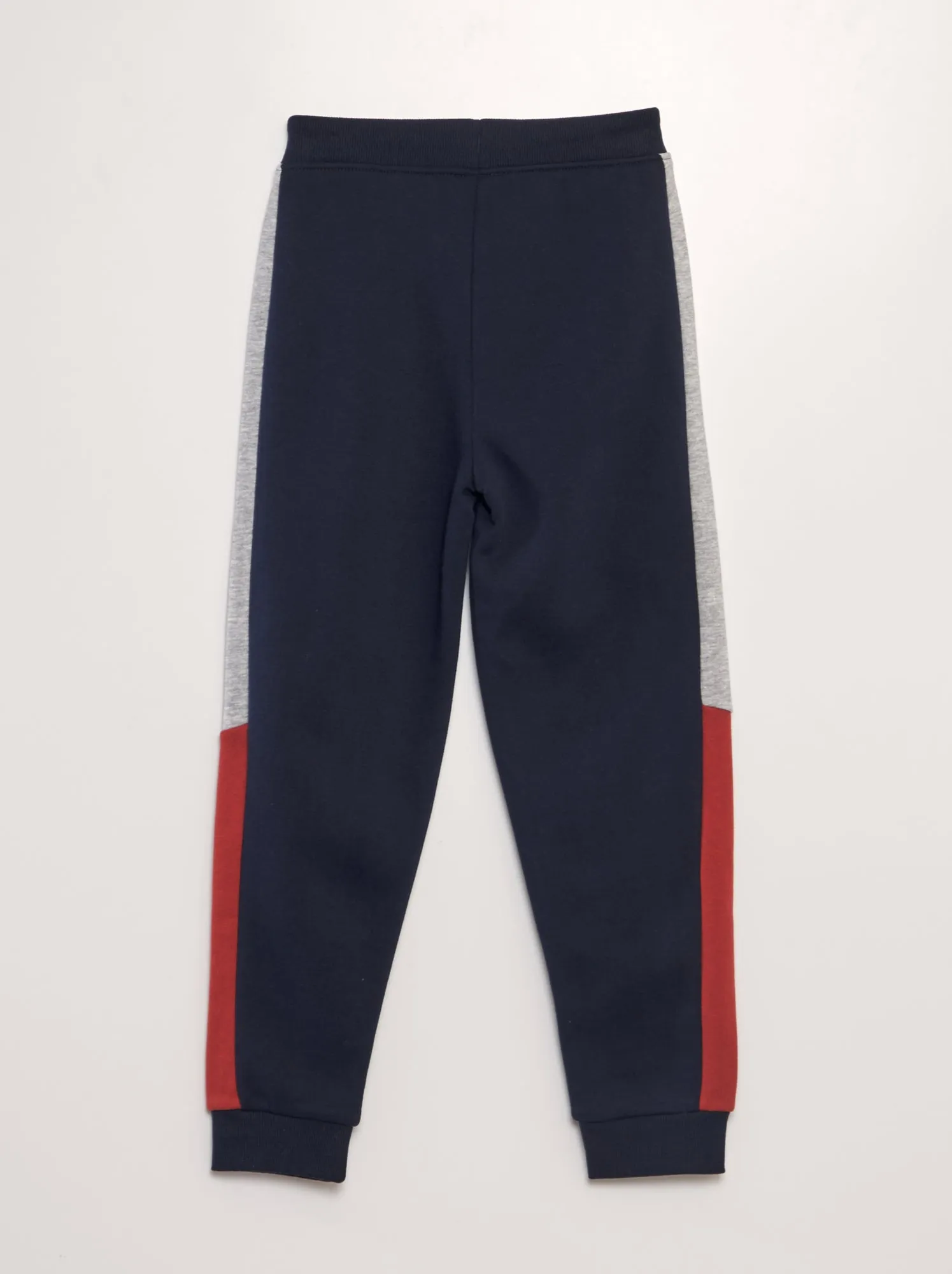 Set di 2 joggers in tessuto felpato - ROSSO